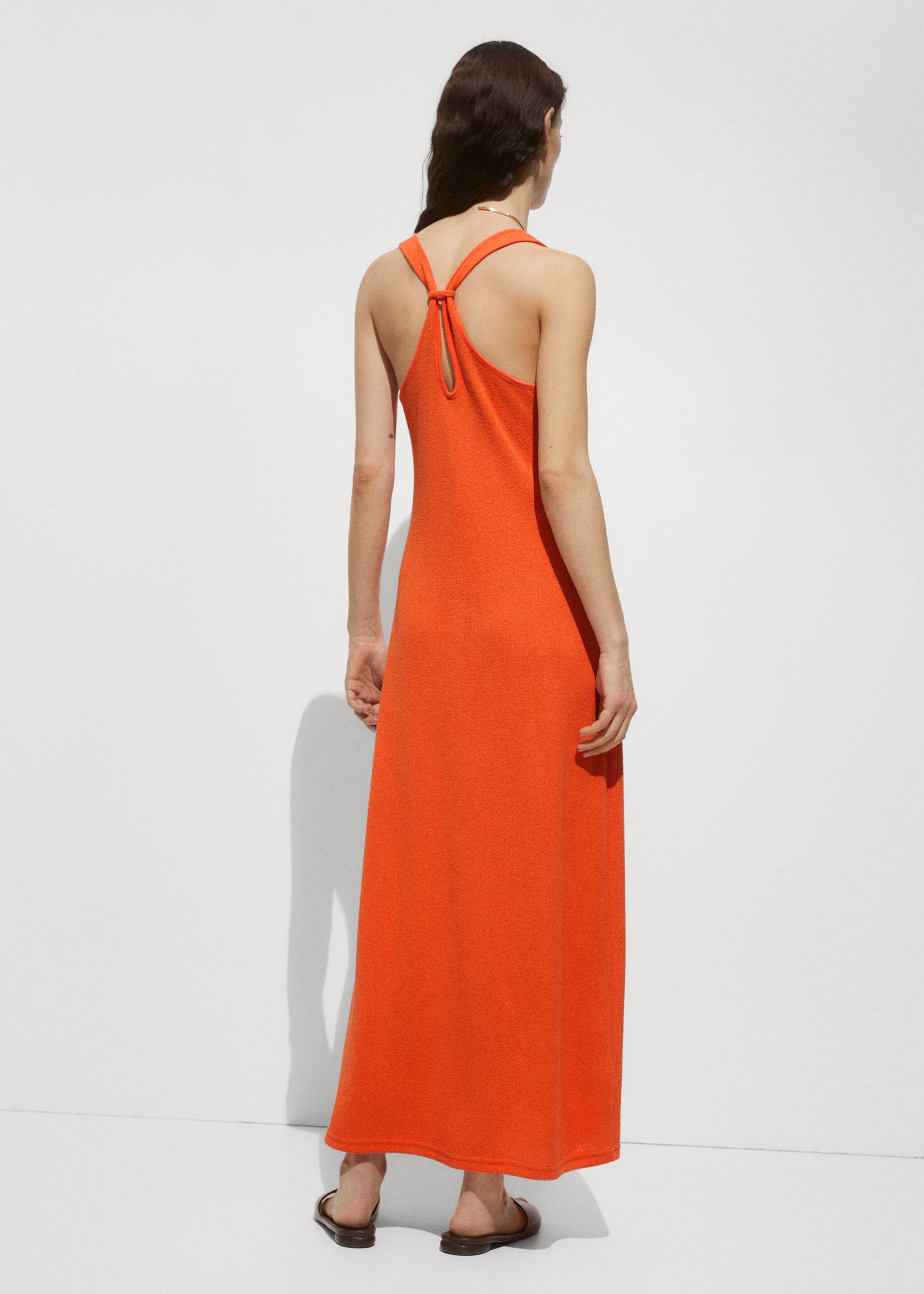 Robe maille dos croisé - Verso de l’article