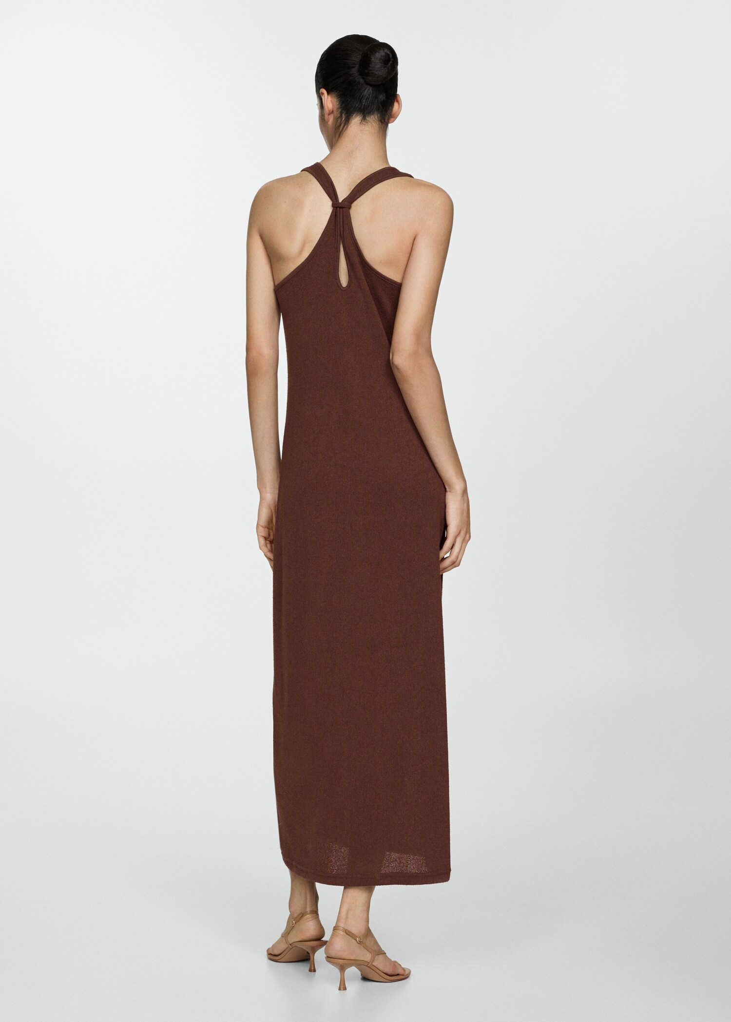 Robe maille dos croisé - Verso de l’article