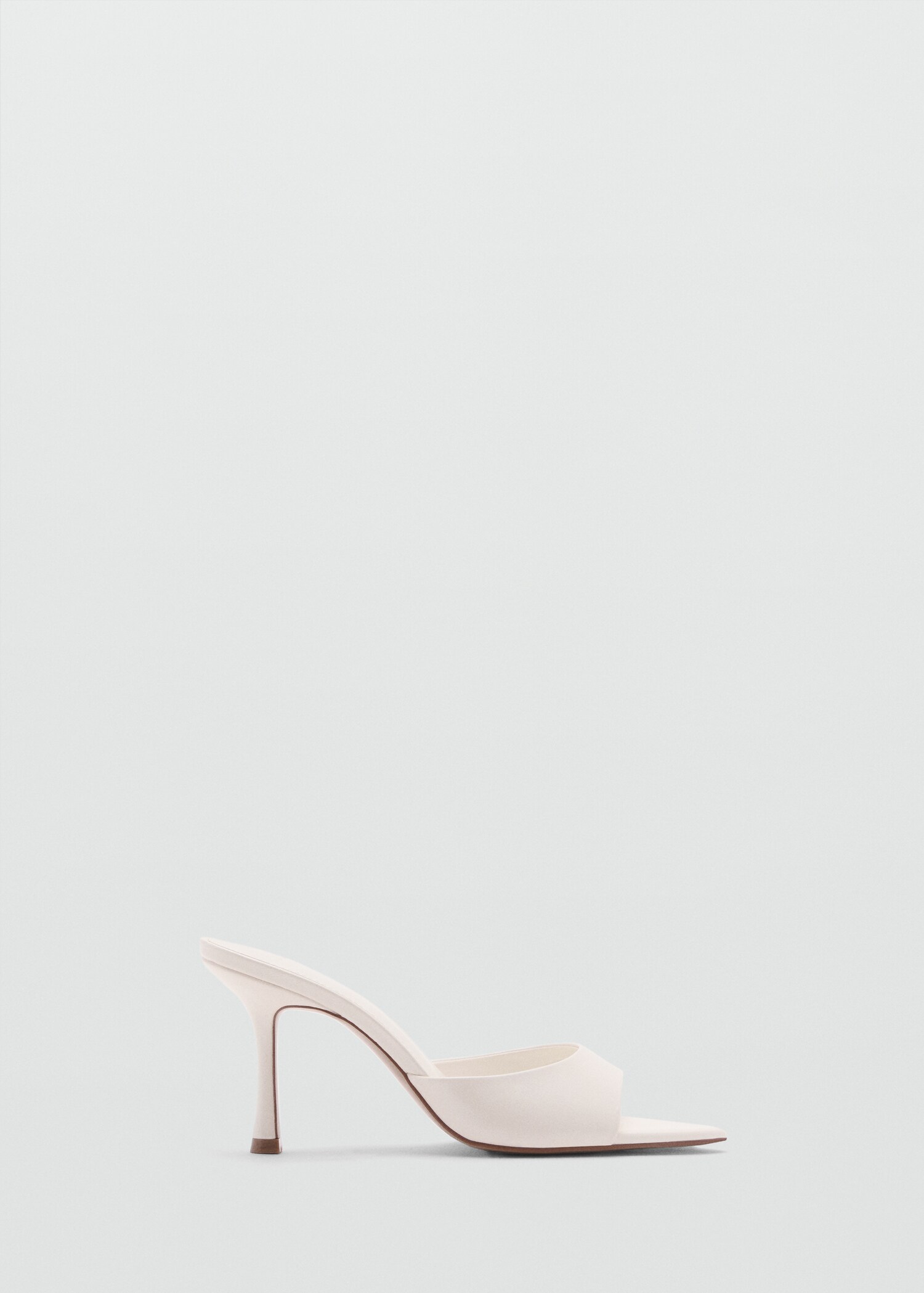 Metallic-effect heeled sandals - Article without model