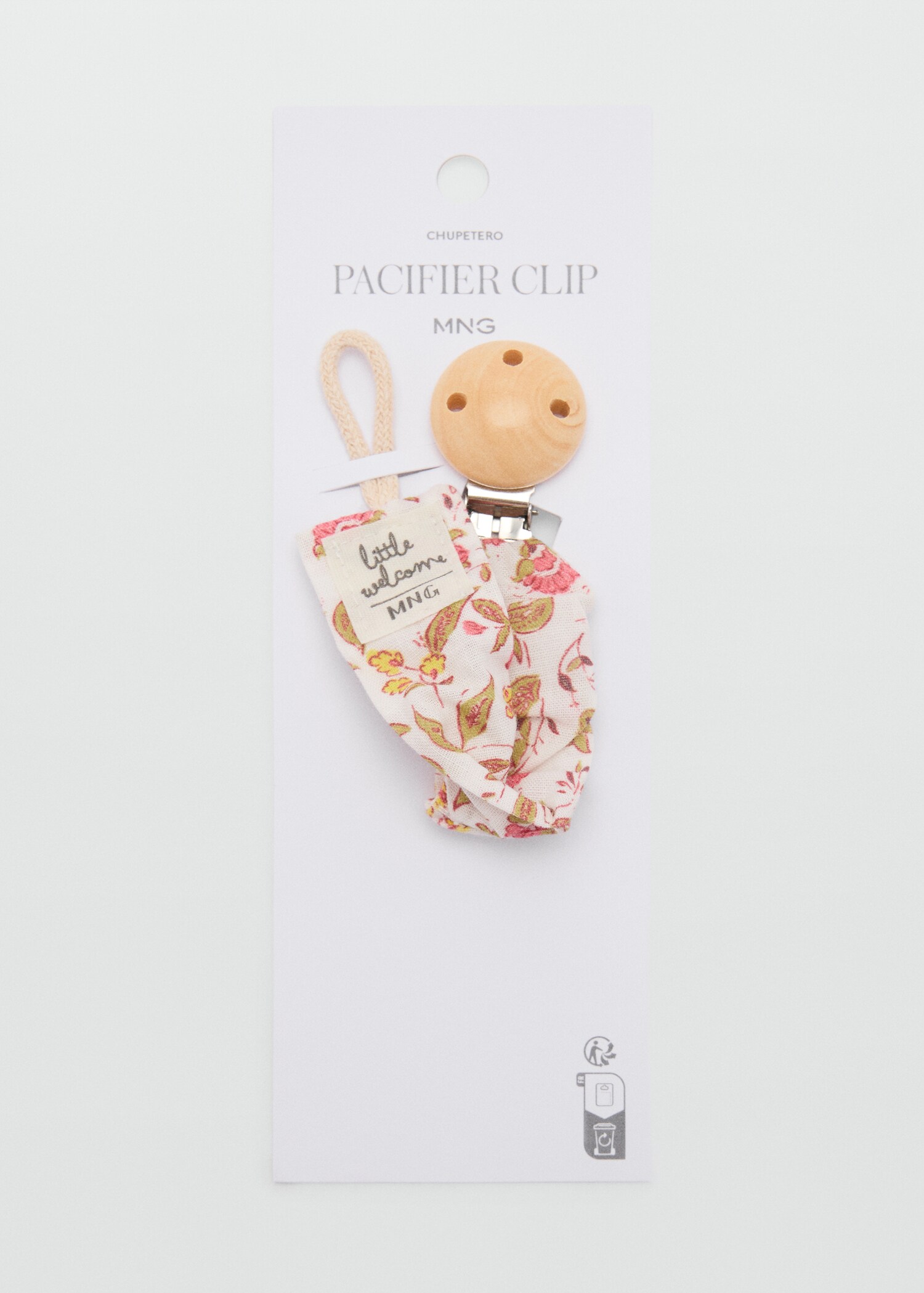 Printed brooch pacifier holder - Article without model