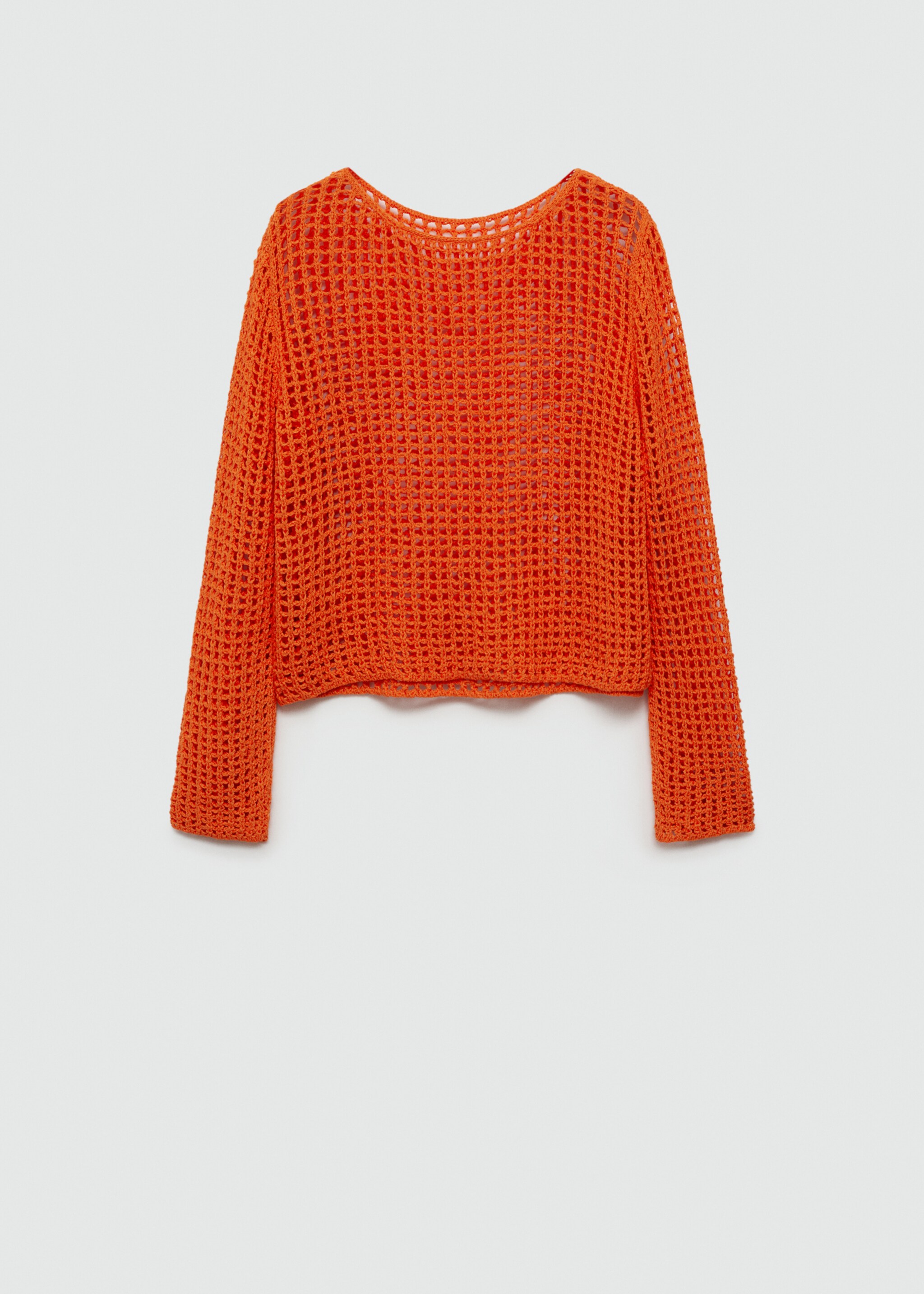 Openwork knit sweater - Article without model