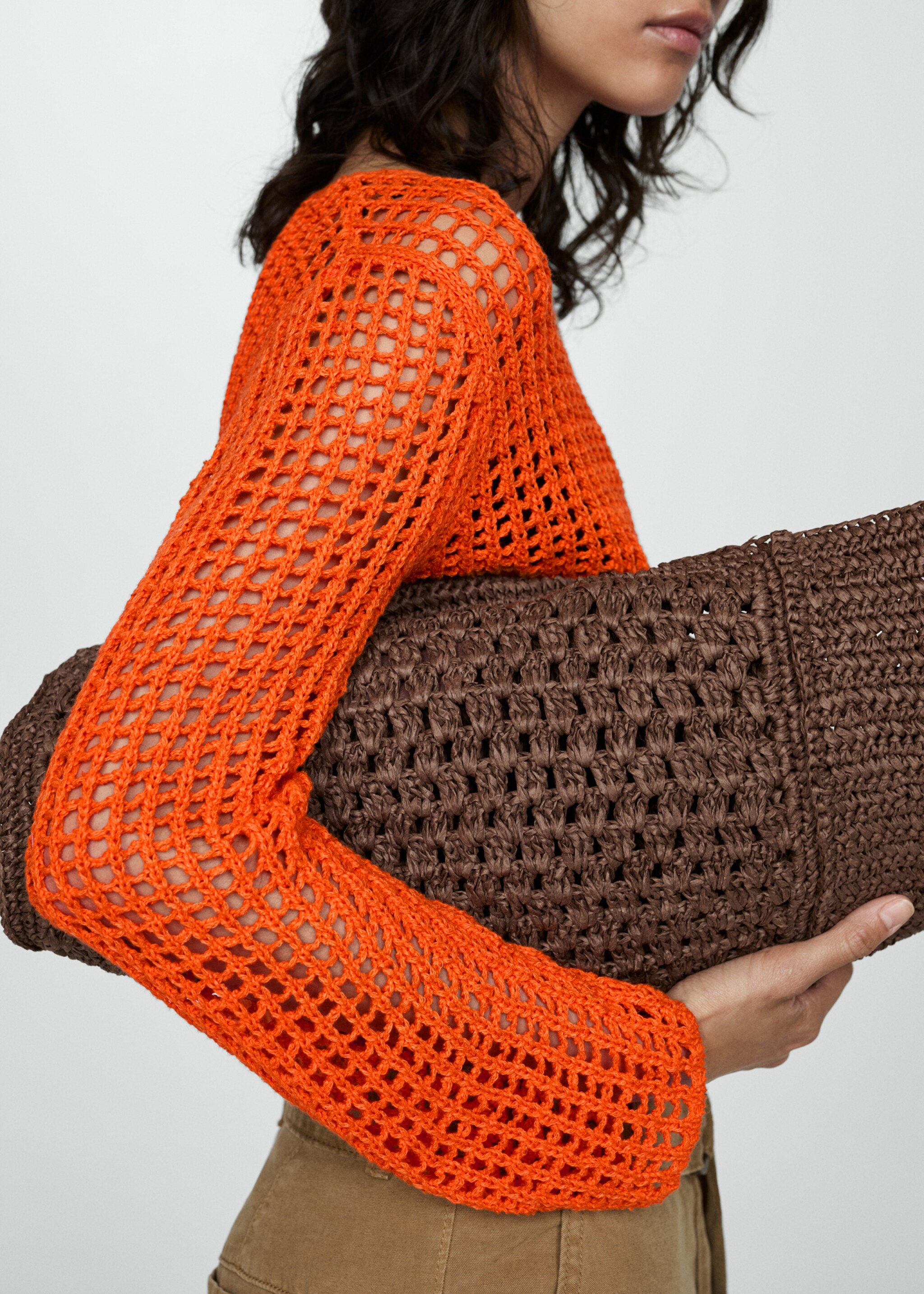 Openwork knit sweater - Details of the article 6