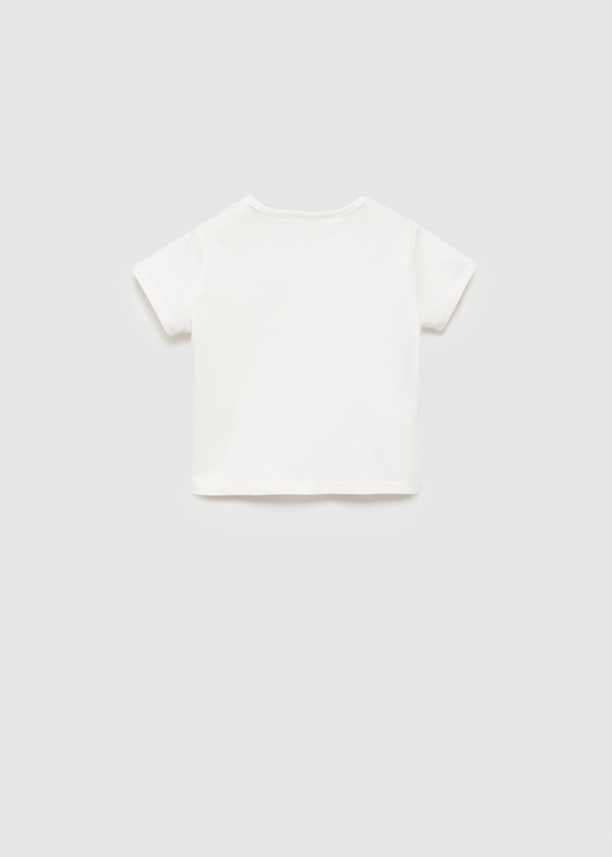 Decorative patches T-shirt - Reverse of the article