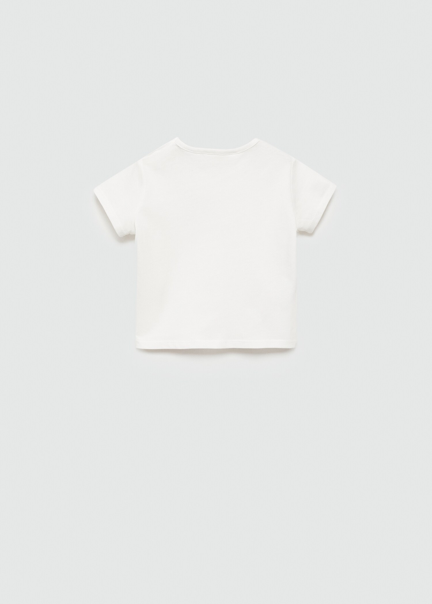 Decorative patches T-shirt - Reverse of the article