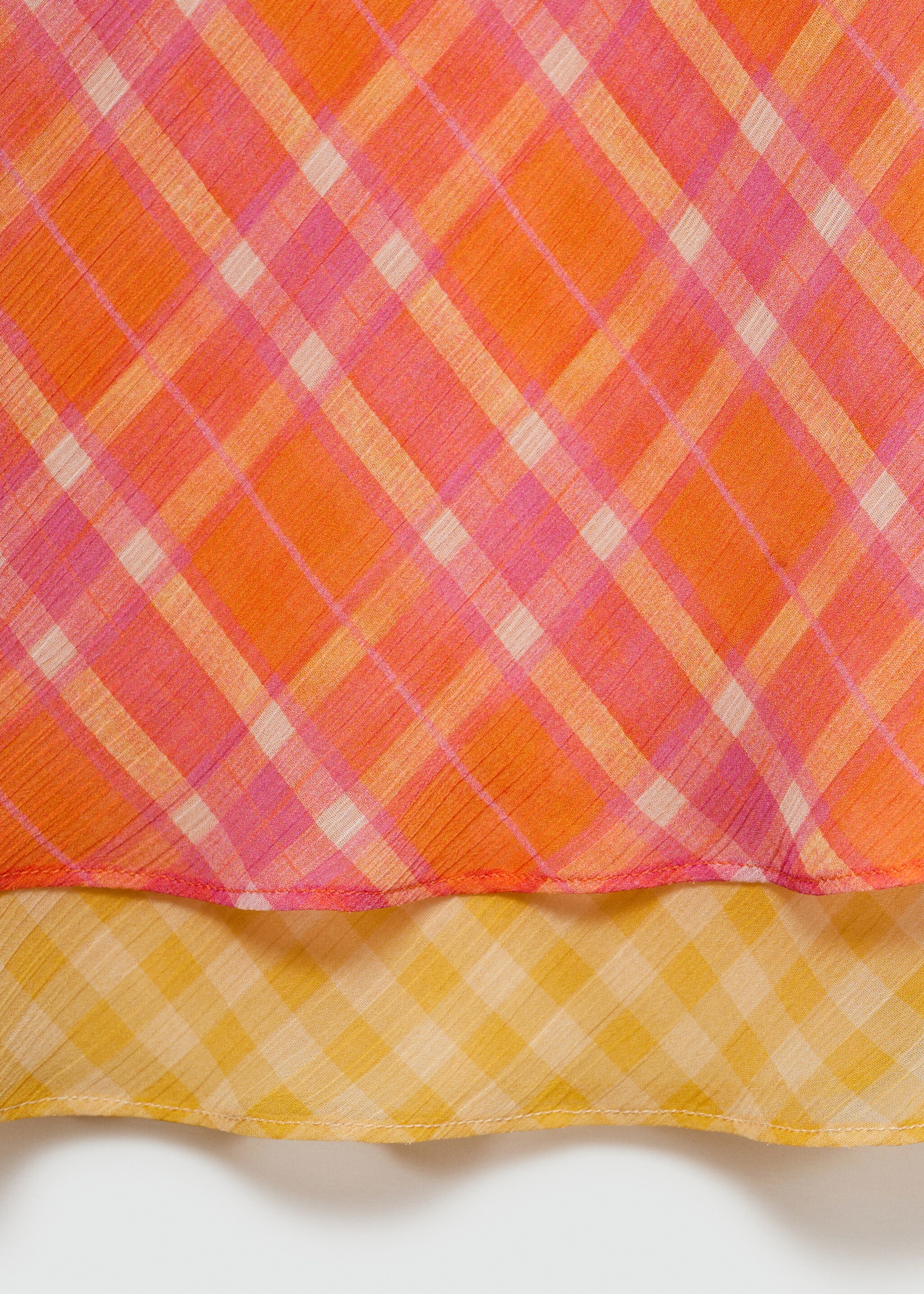 Contrasting print dress - Details of the article 0