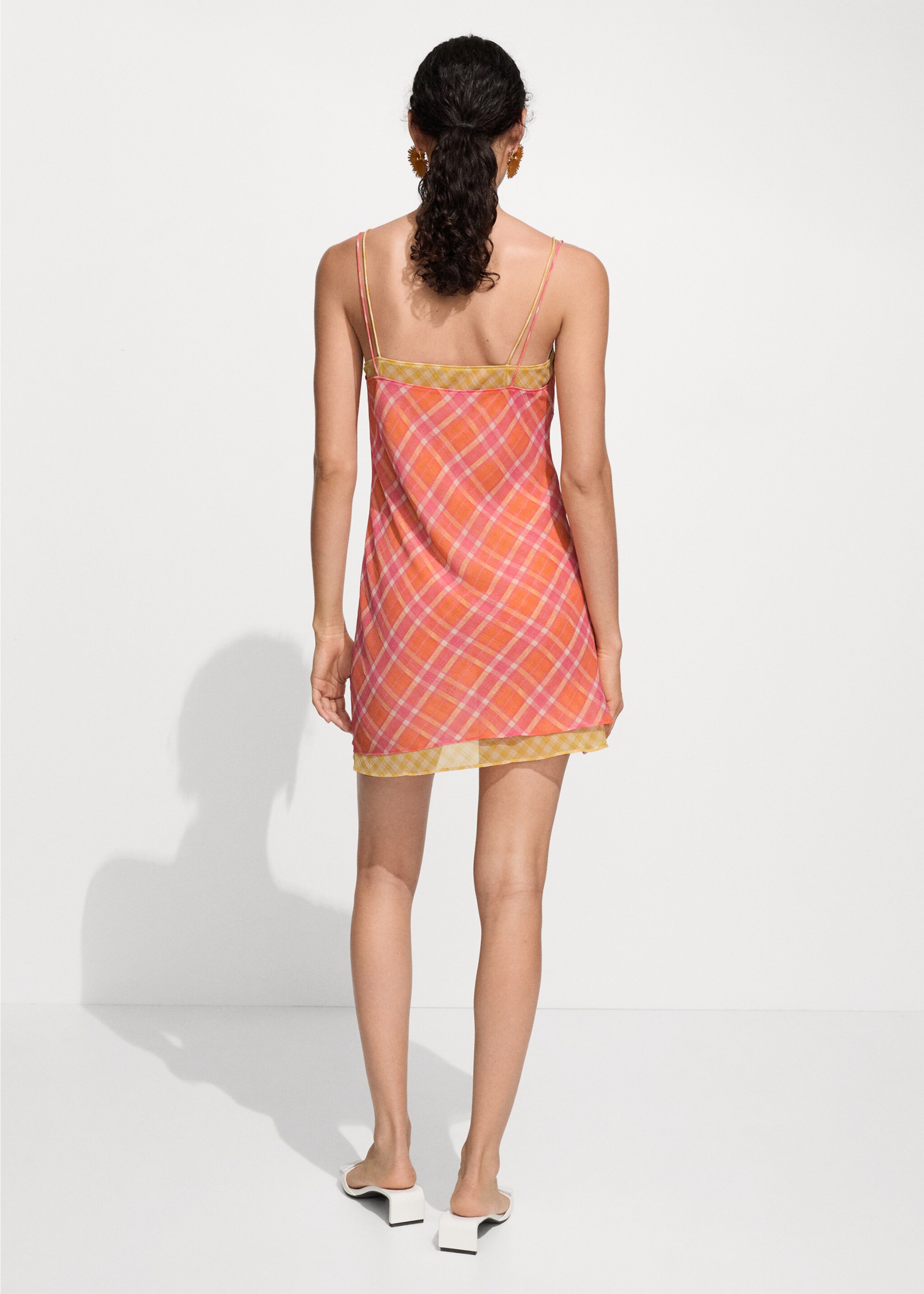 Contrasting print dress - Reverse of the article