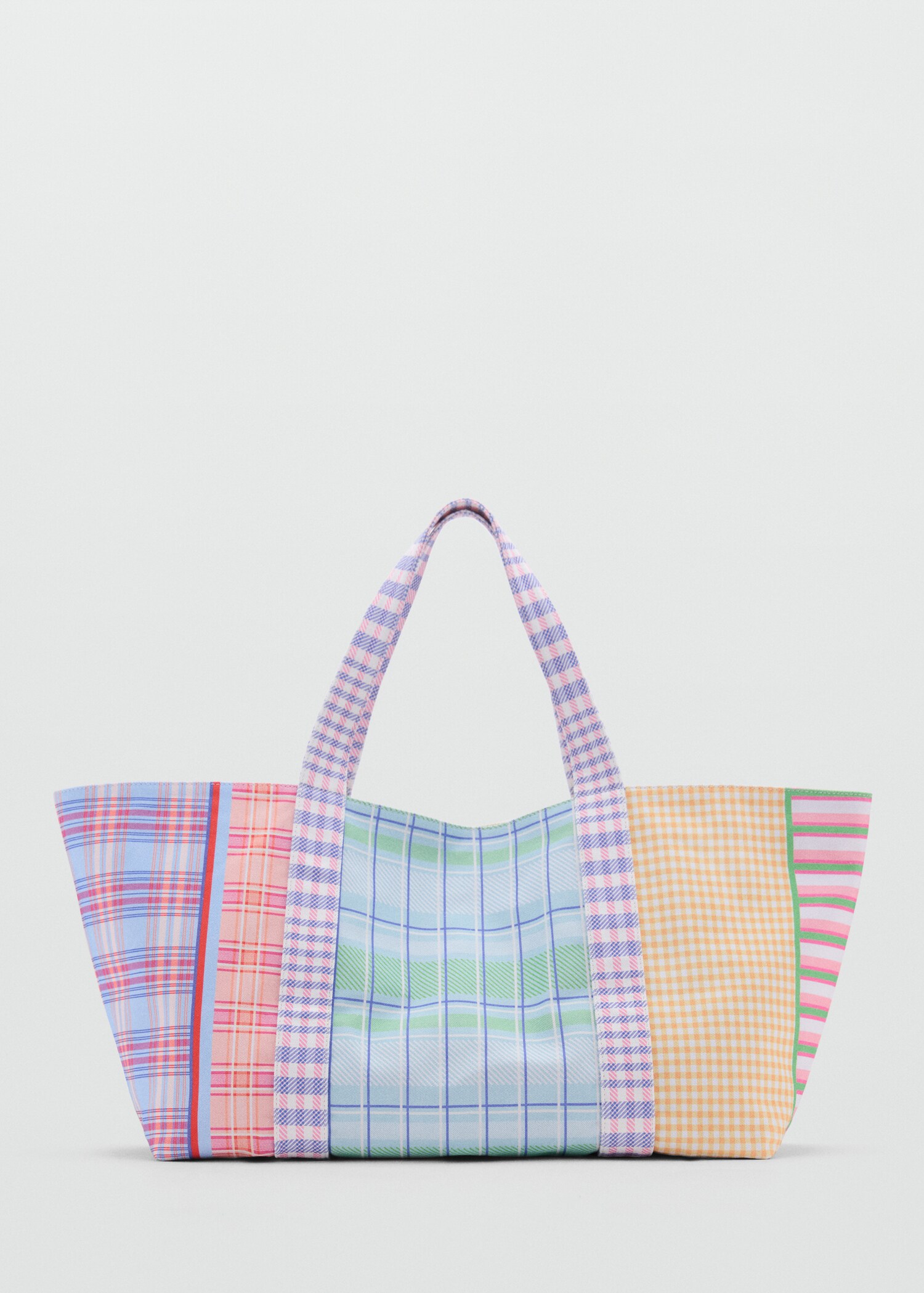 Bolso estampado cuadros - Artículo sin modelo