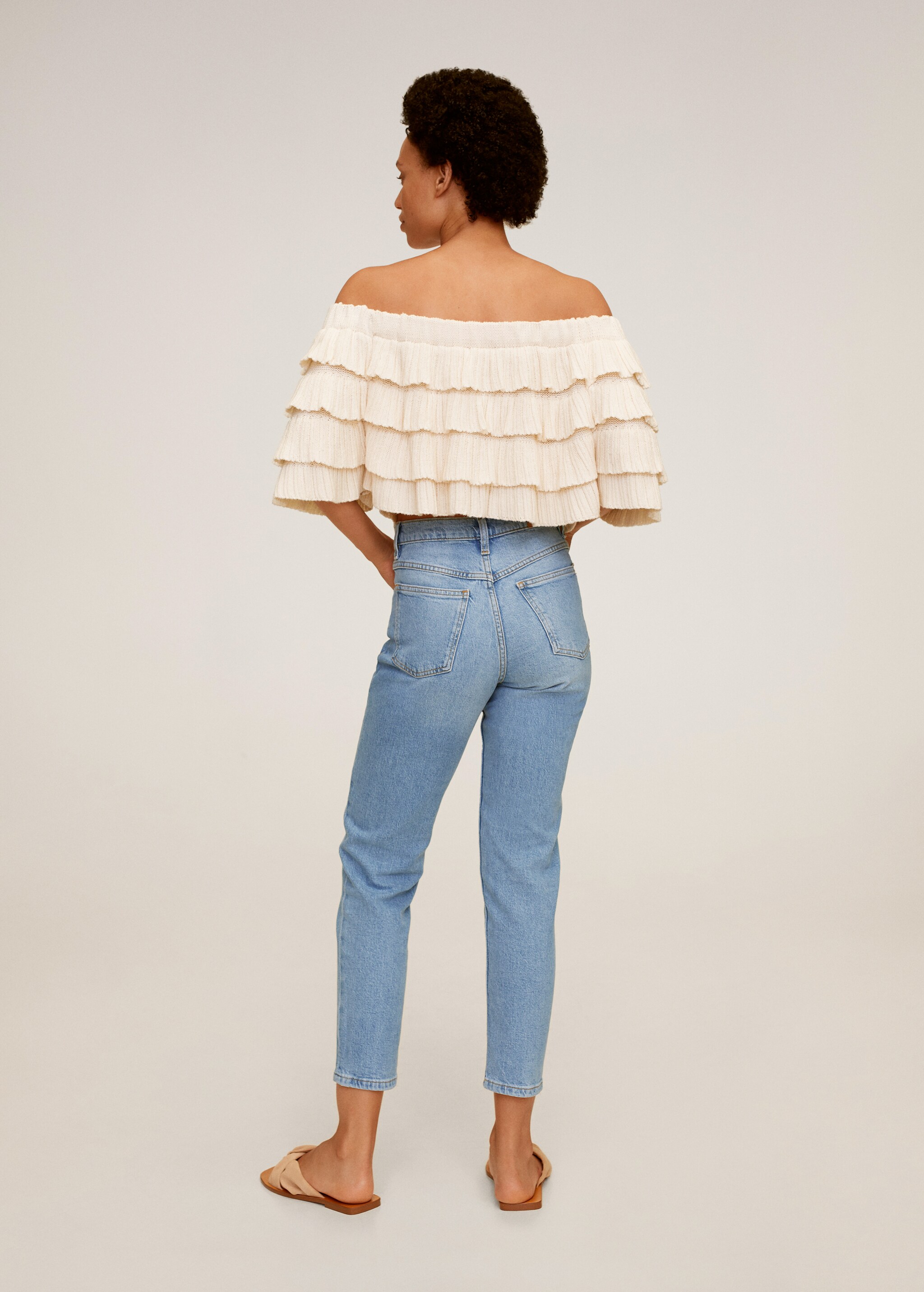 Jeans Mom-fit - Reverso del artículo