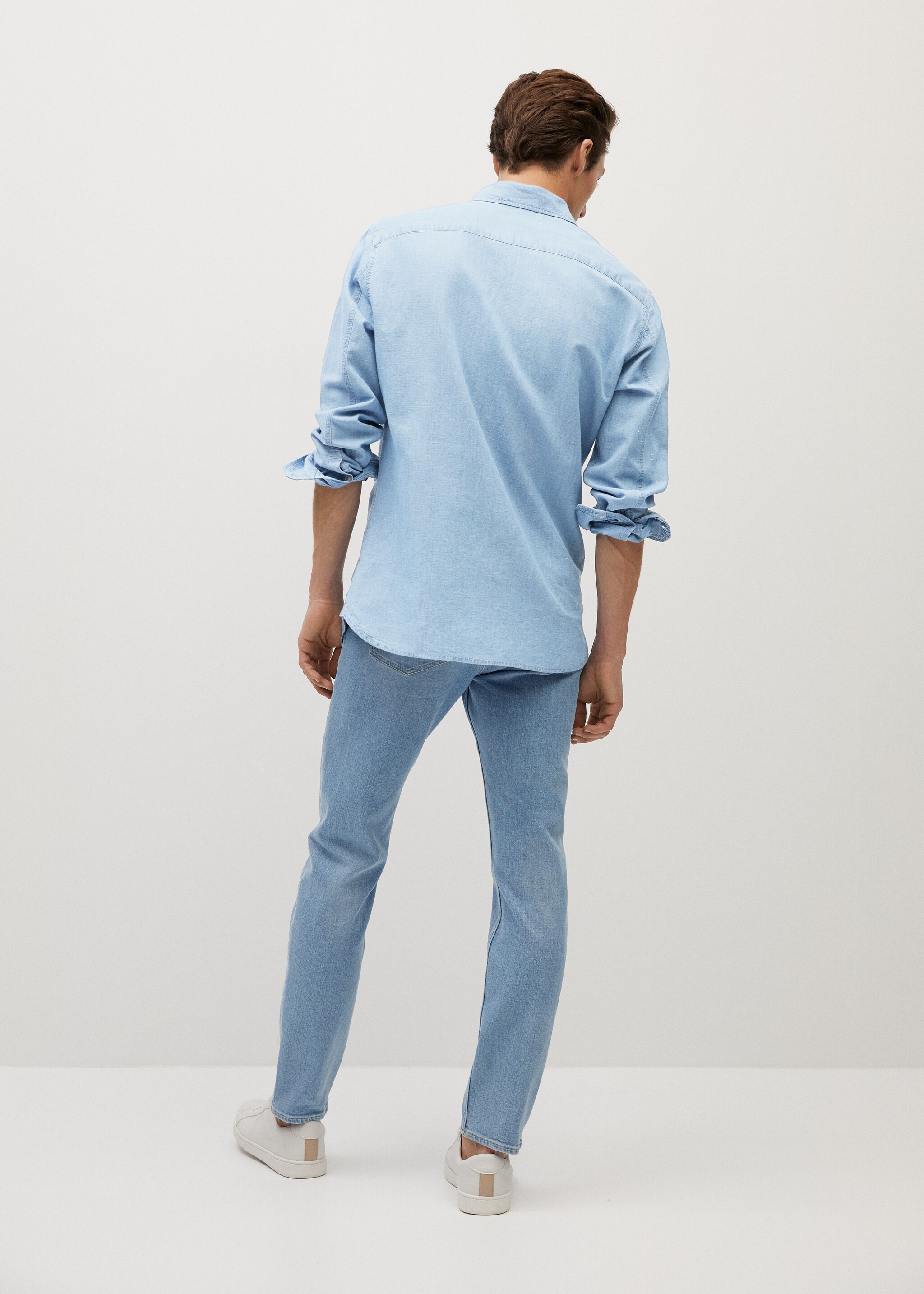 Jeans Jan slim fit lavado claro - Reverso del artículo