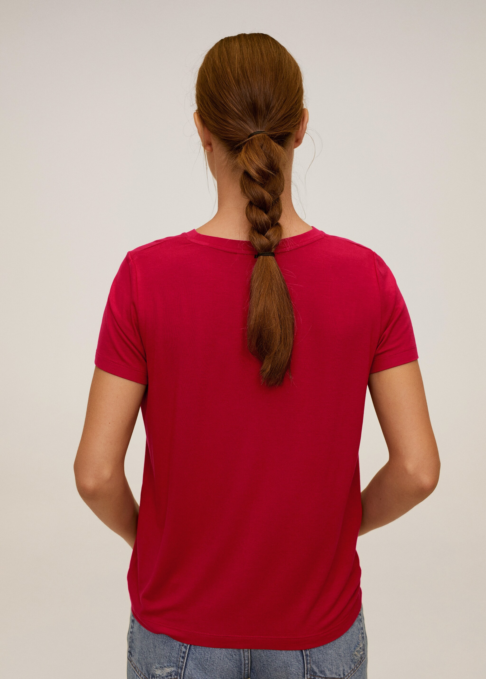 Short sleeve t-shirt - Reverse of the article