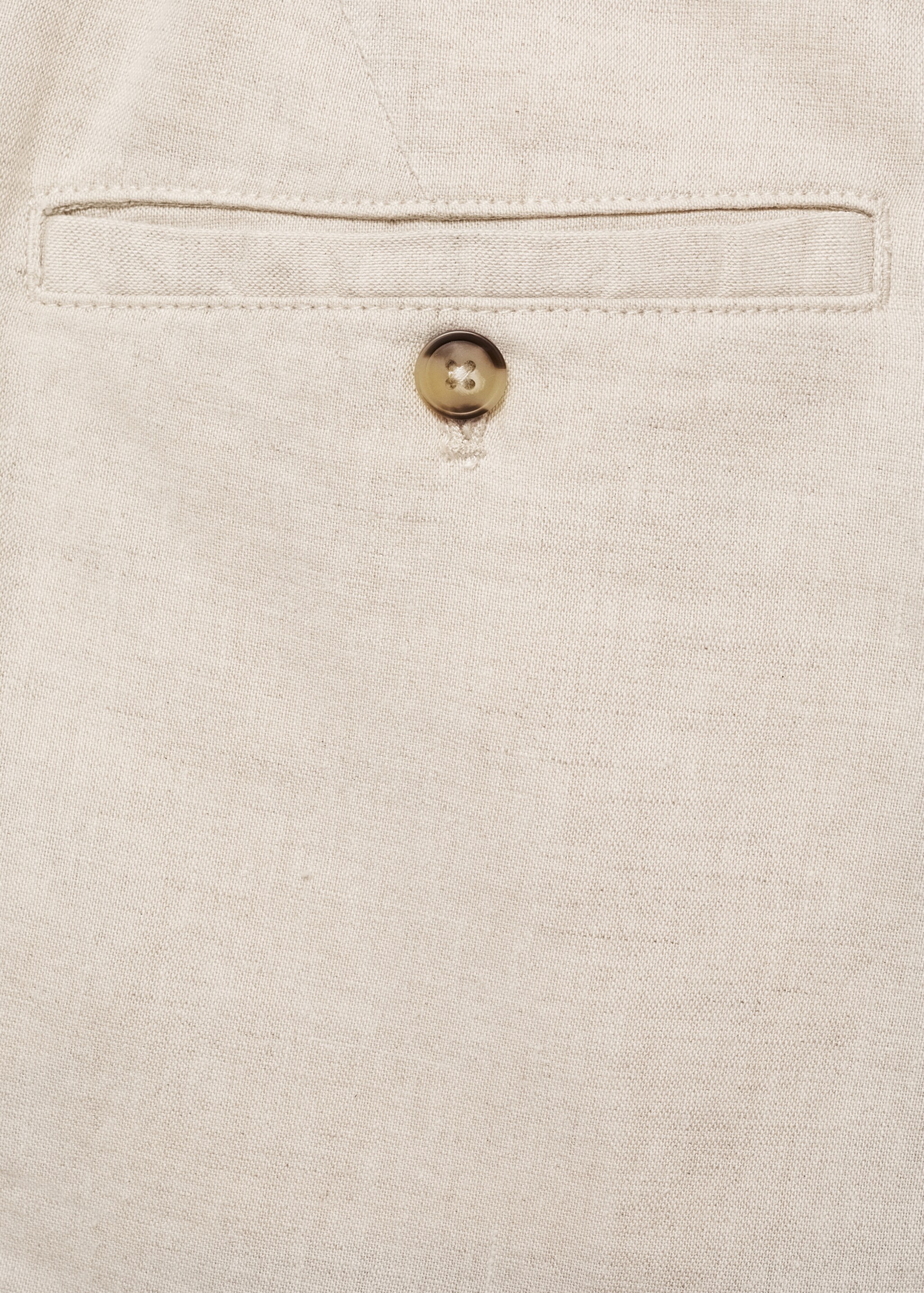 Slim Fit-Leinenhose mit Kordel - Detail des Artikels 0