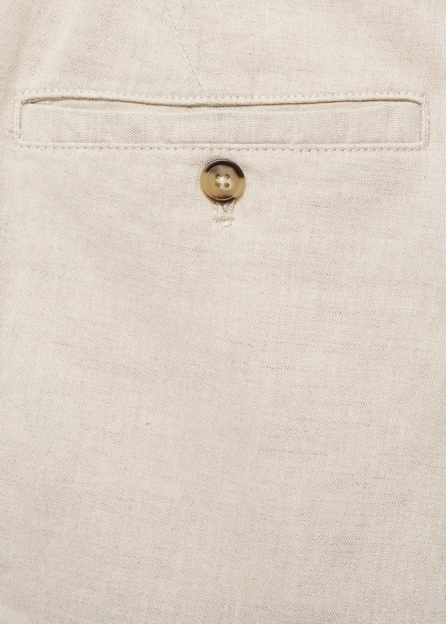 Slim Fit-Leinenhose mit Kordel - Detail des Artikels 0