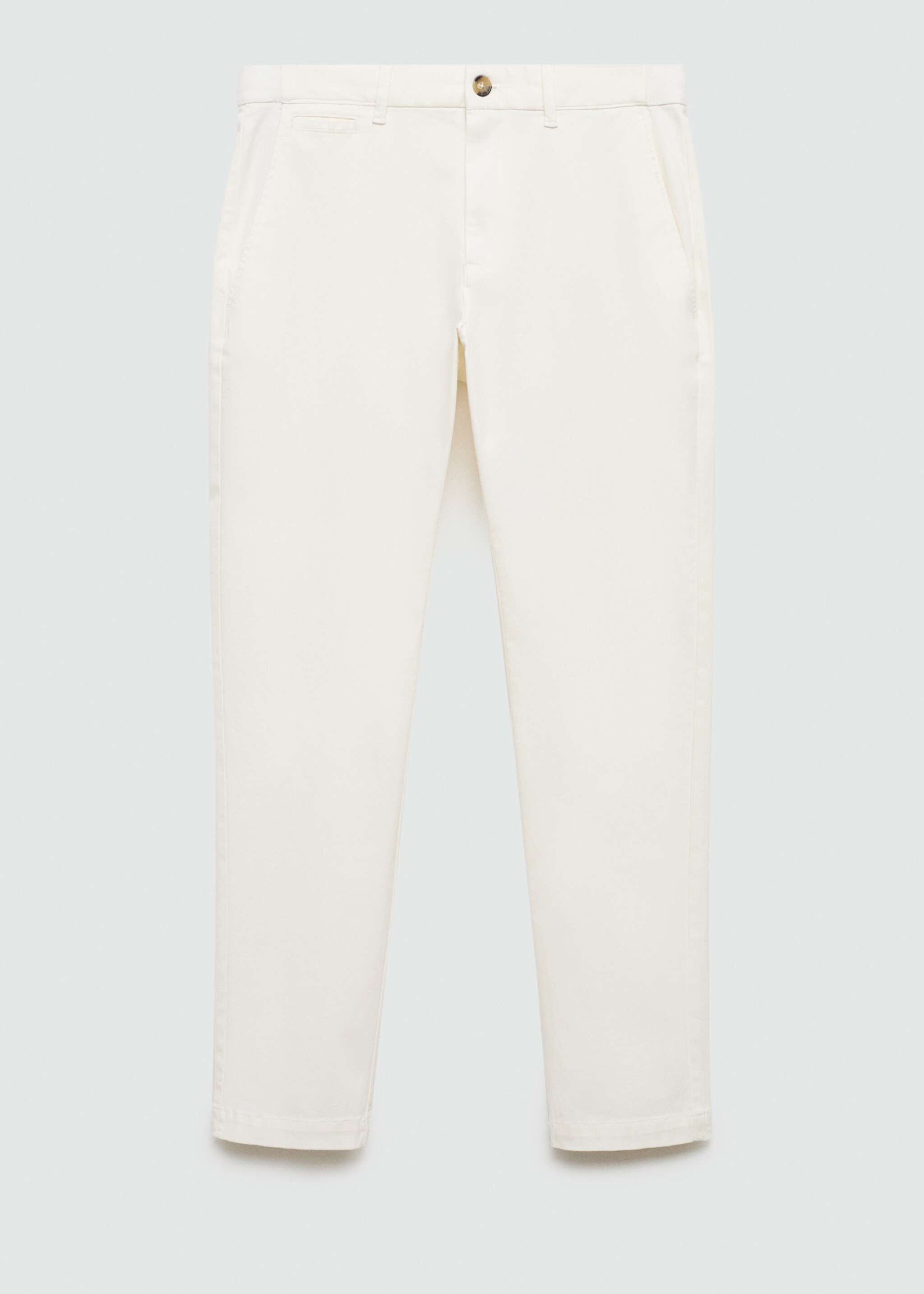 Pantaloni din bumbac tapered cropped - Articol fără model