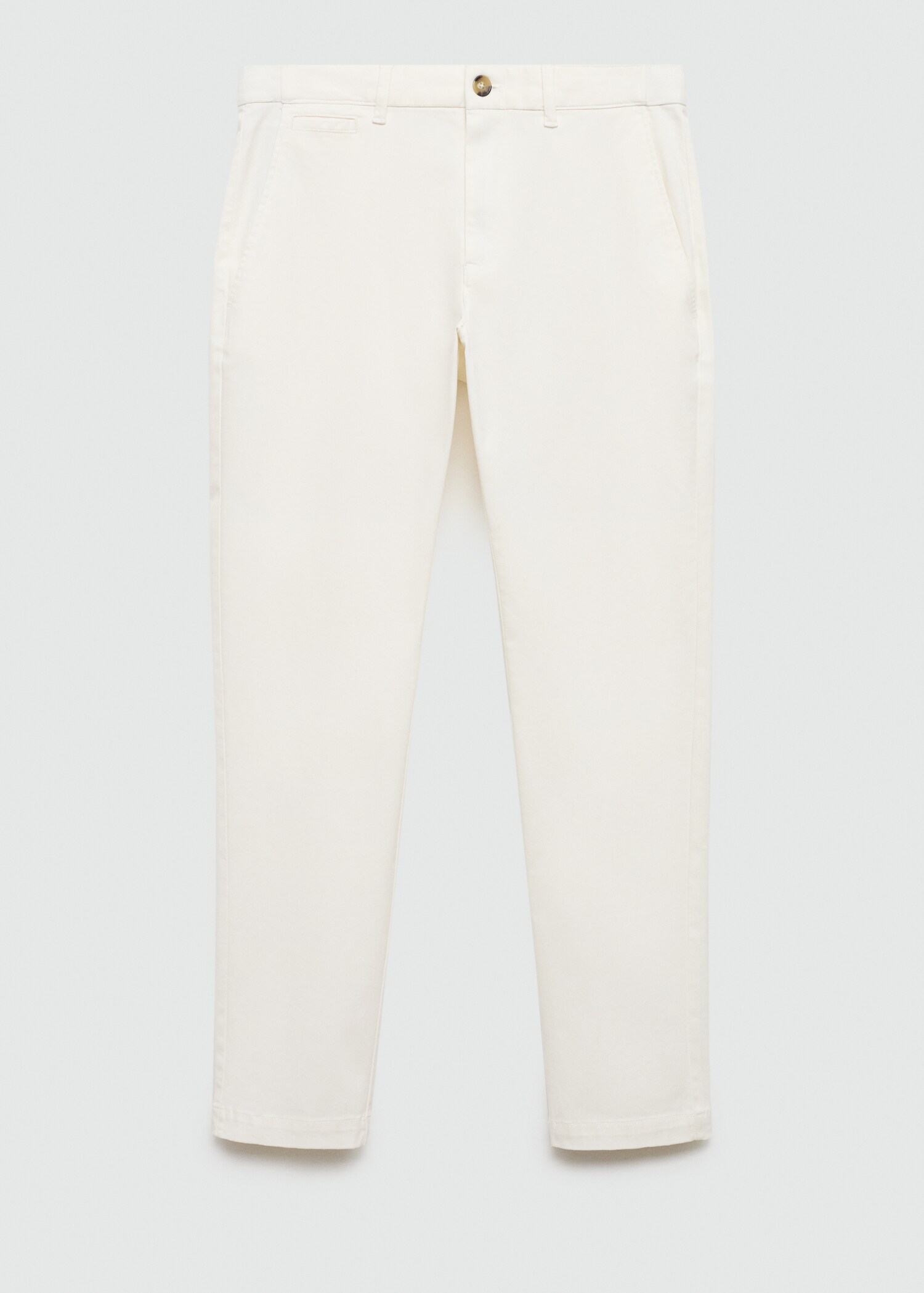 Cotton tapered crop trousers - Article without model