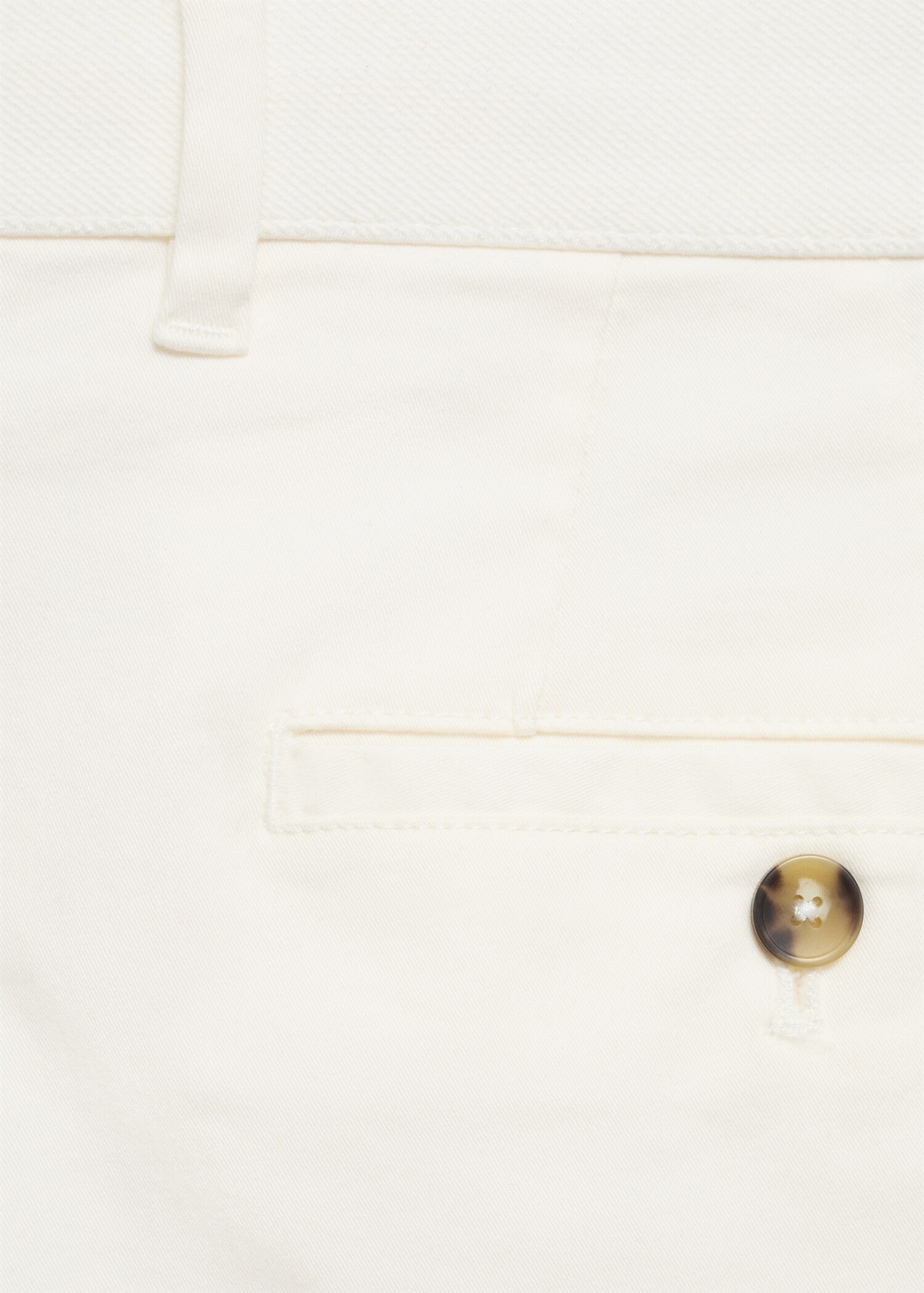Cotton tapered crop trousers - Details of the article 0