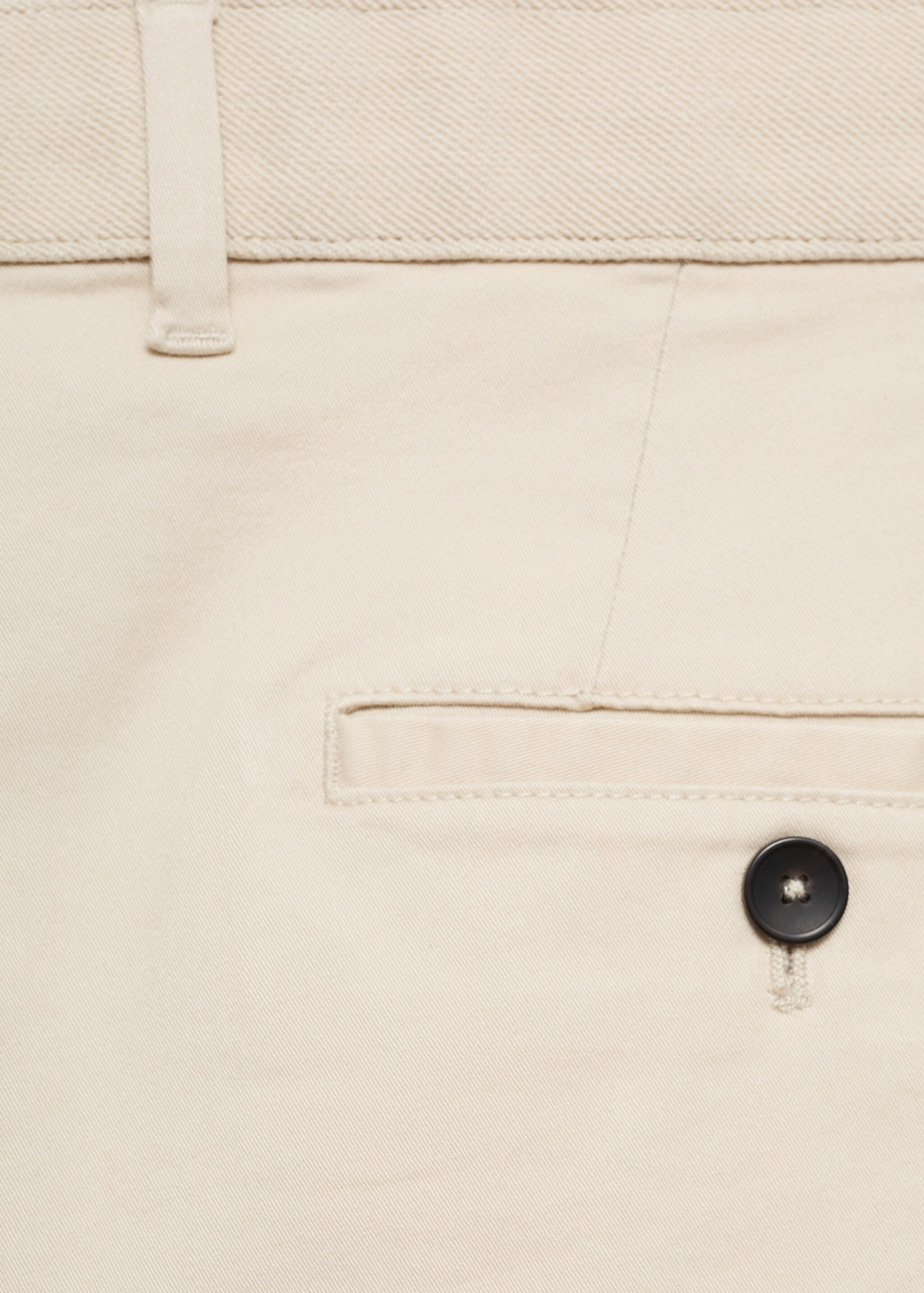 Katoenen tapered crop broek - Detail van het artikel 0