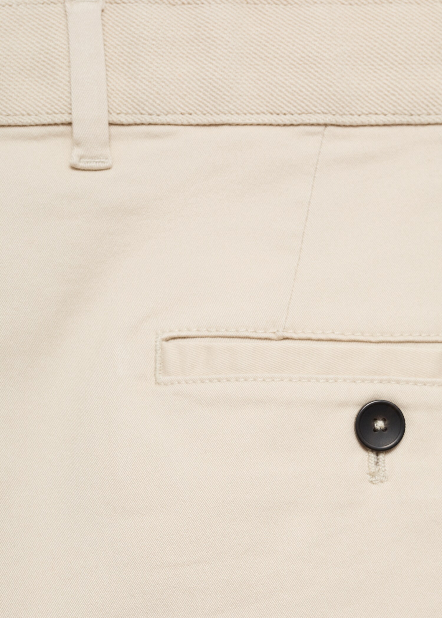 Cotton tapered crop trousers - Details of the article 0