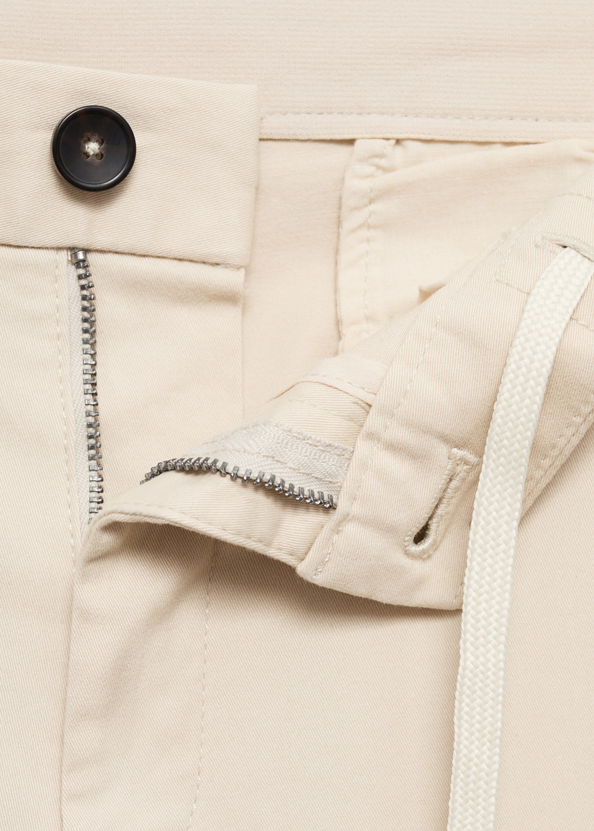 Katoenen tapered crop broek - Detail van het artikel 8