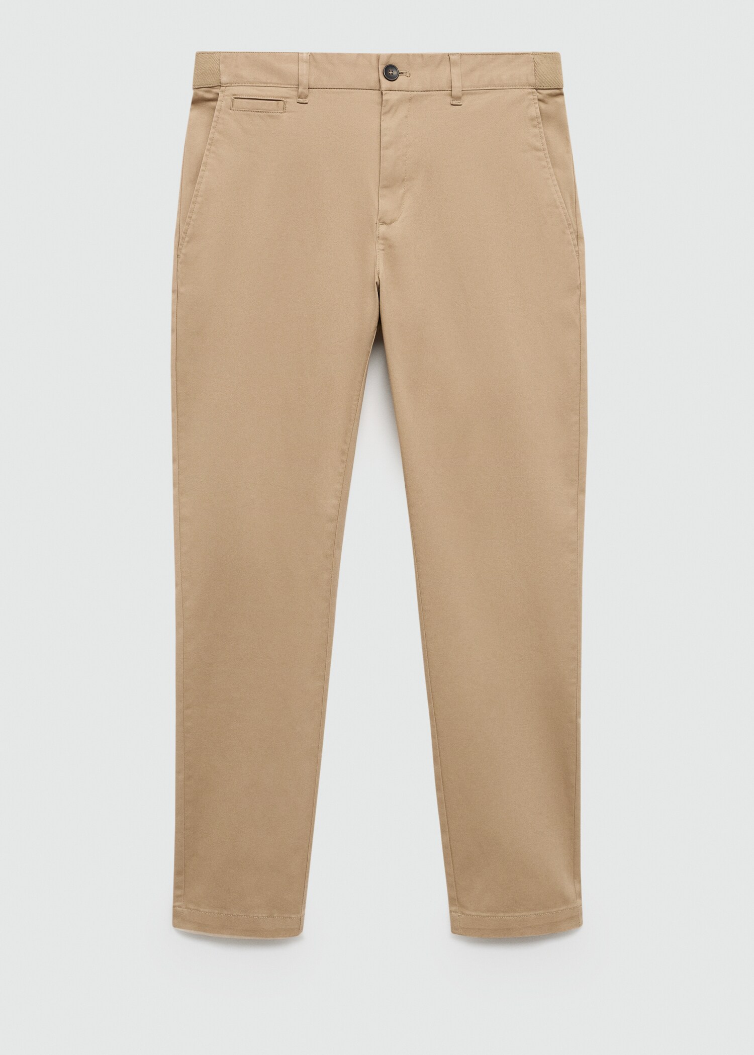 Cotton tapered crop trousers - Article without model