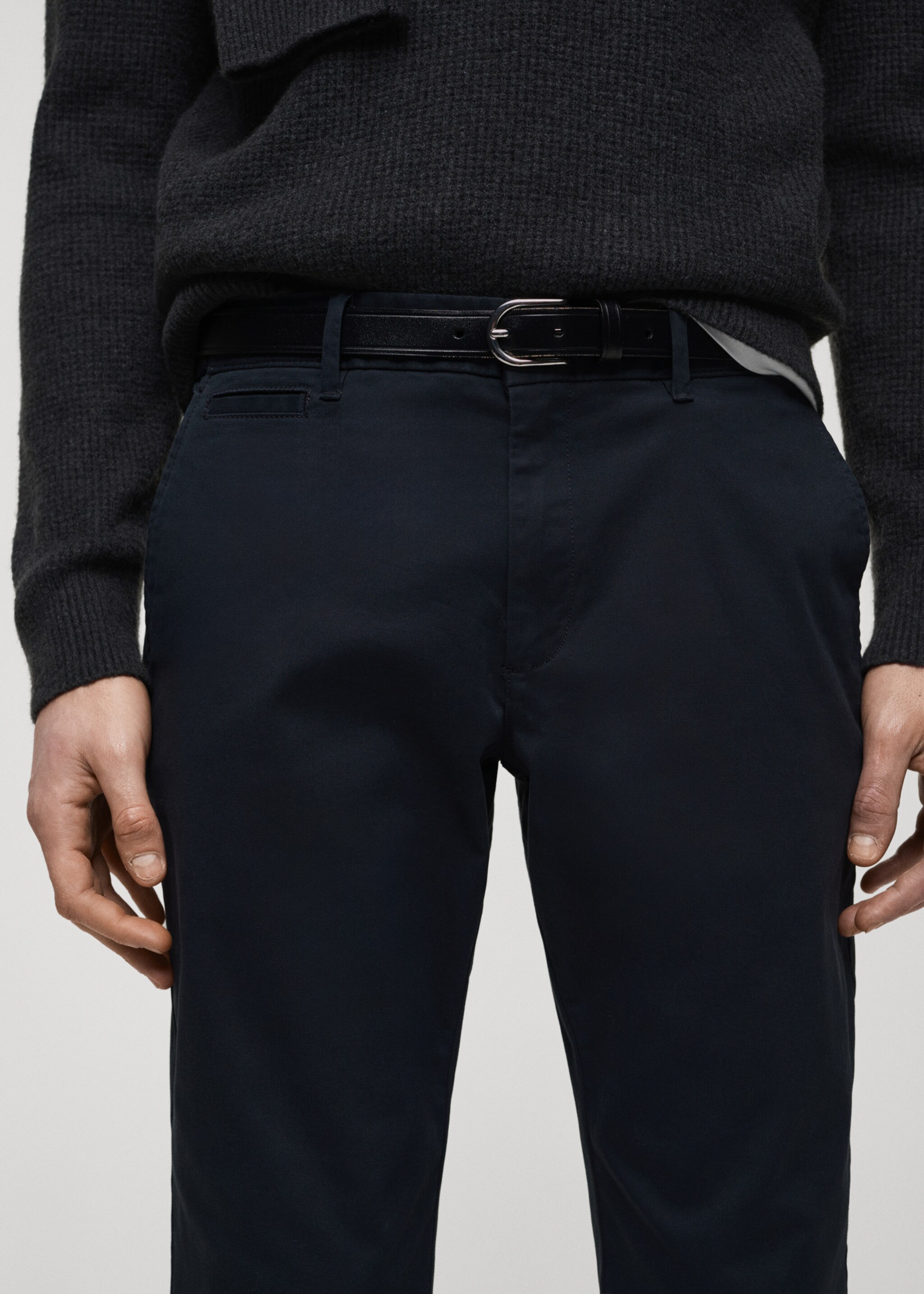 Pantalón algodón tapered crop - Detalle del artículo 1