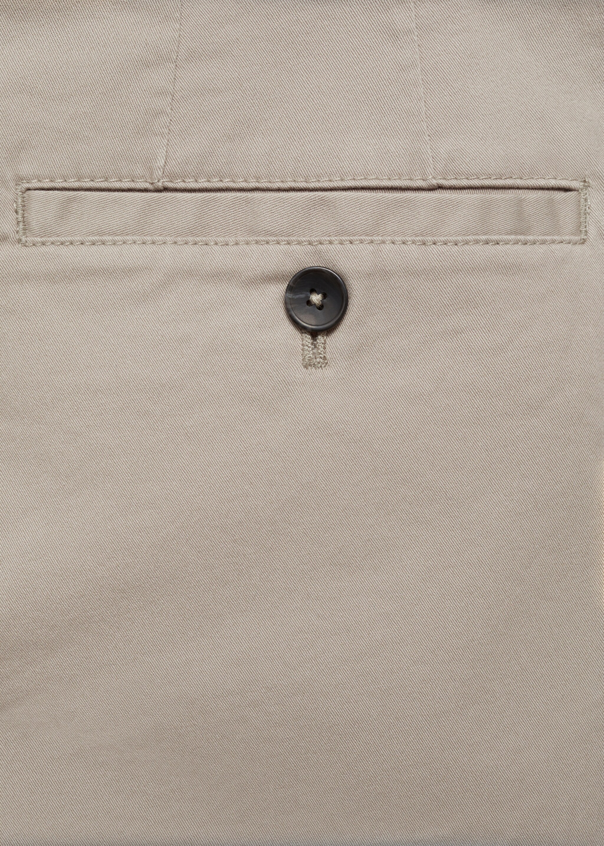 Pantalón algodón tapered crop - Detalle del artículo 0, Gris. Ref: 77010570-00.