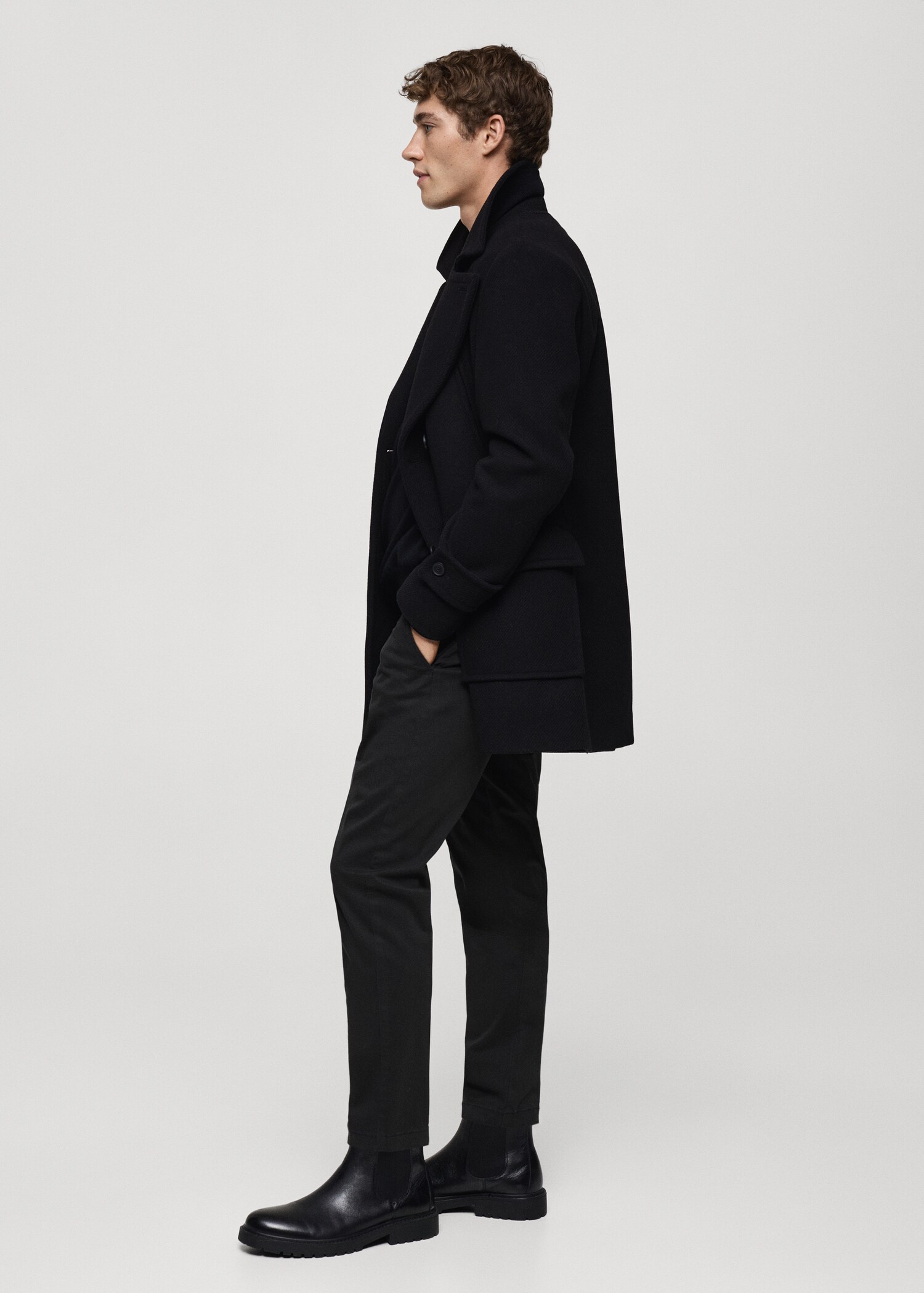 Tapered Crop-Baumwollhose - Detail des Artikels 2
