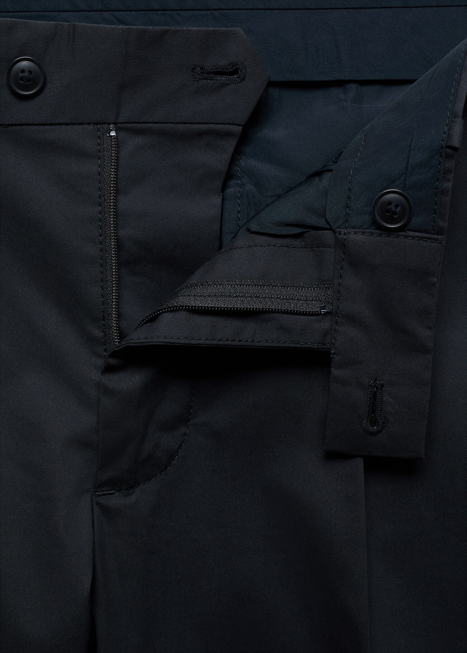 Pantalon coton slim-fit pinces - Détail de l'article 8