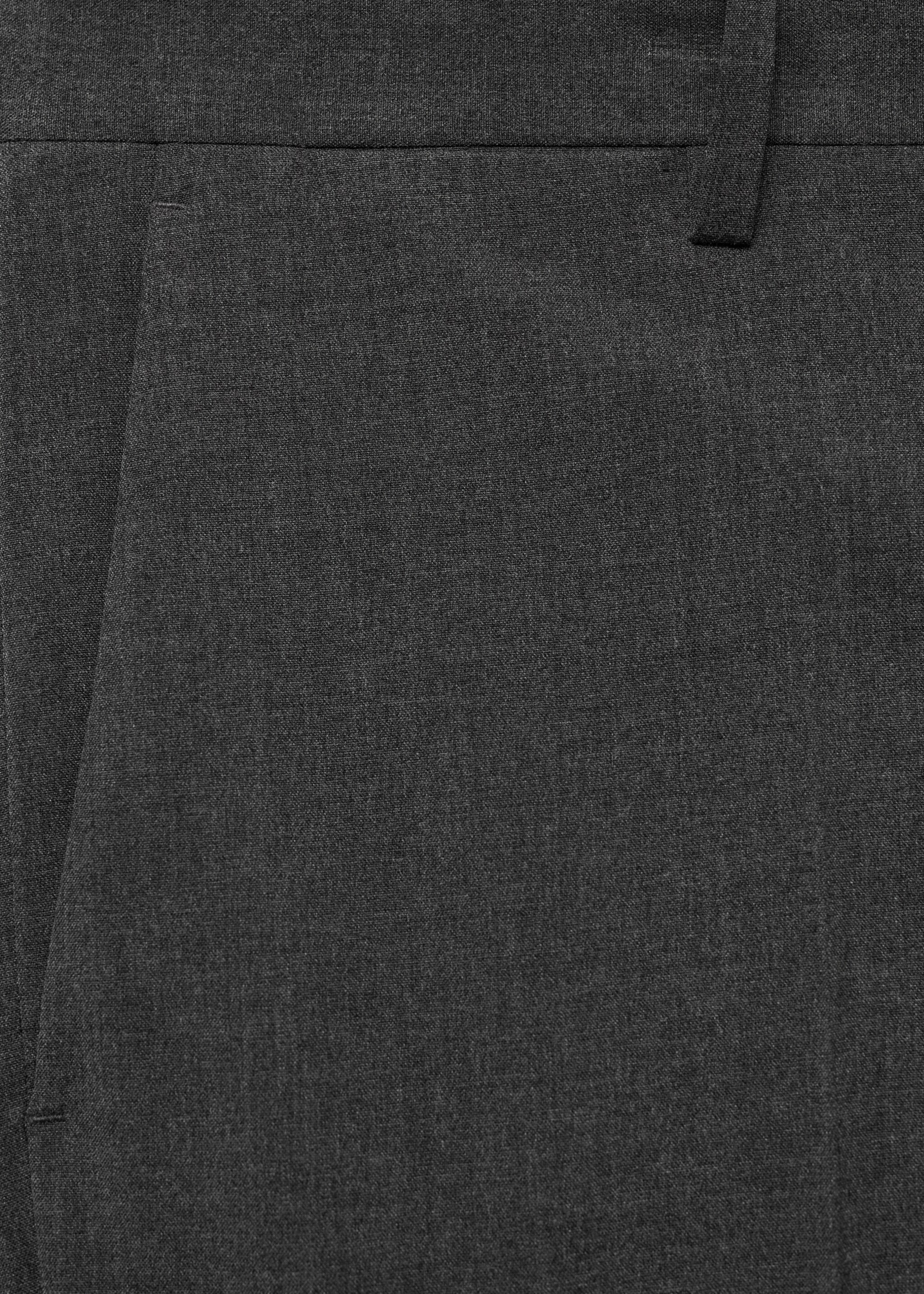 Παντελόνι κοστουμιού slim fit ύφασμα comfort stretch - Λεπτομέρεια του προϊόντος 0, Γκρι. Ref: 77010572-00.