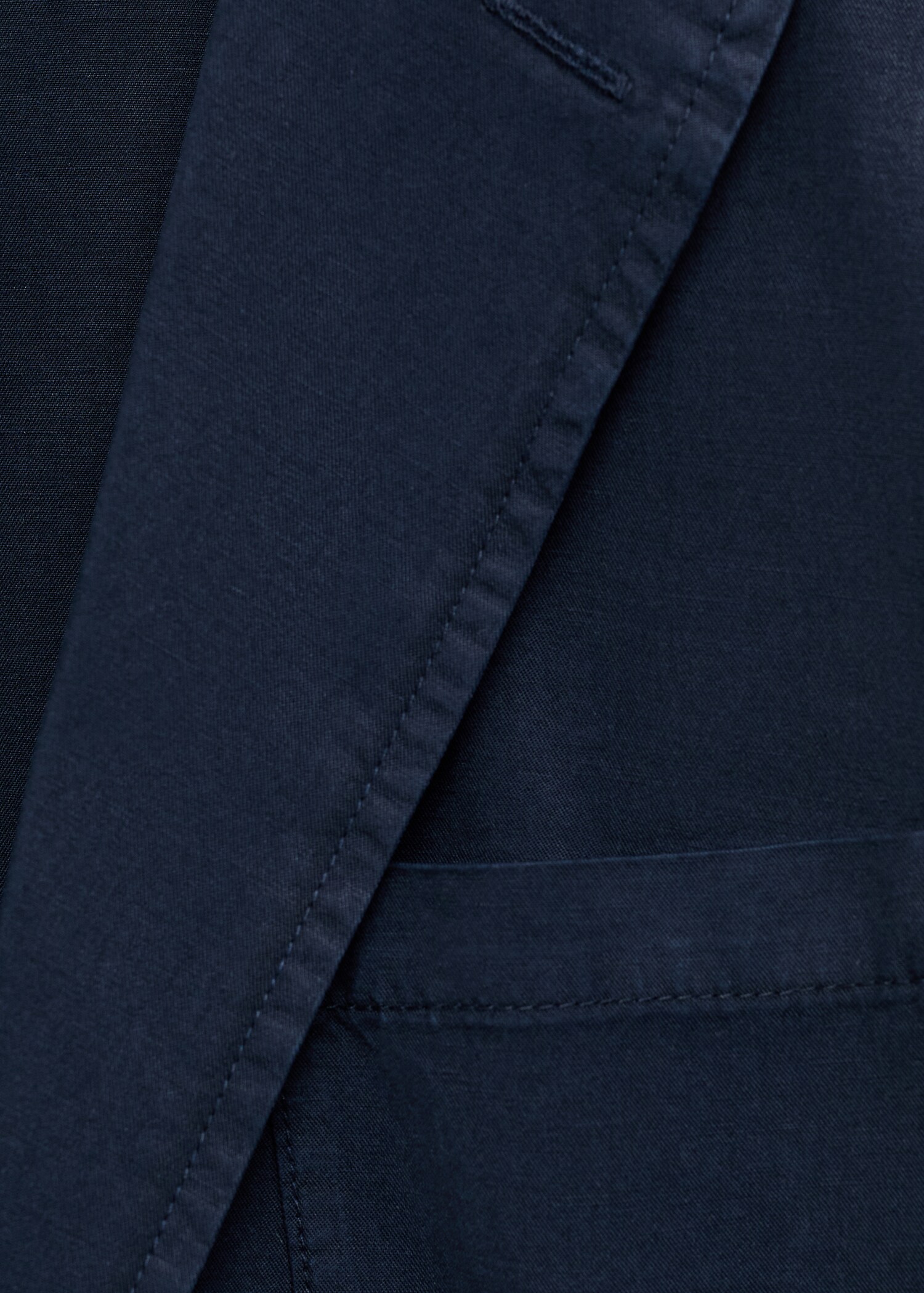 Washed-effect cotton-linen jacket - Details of the article 8