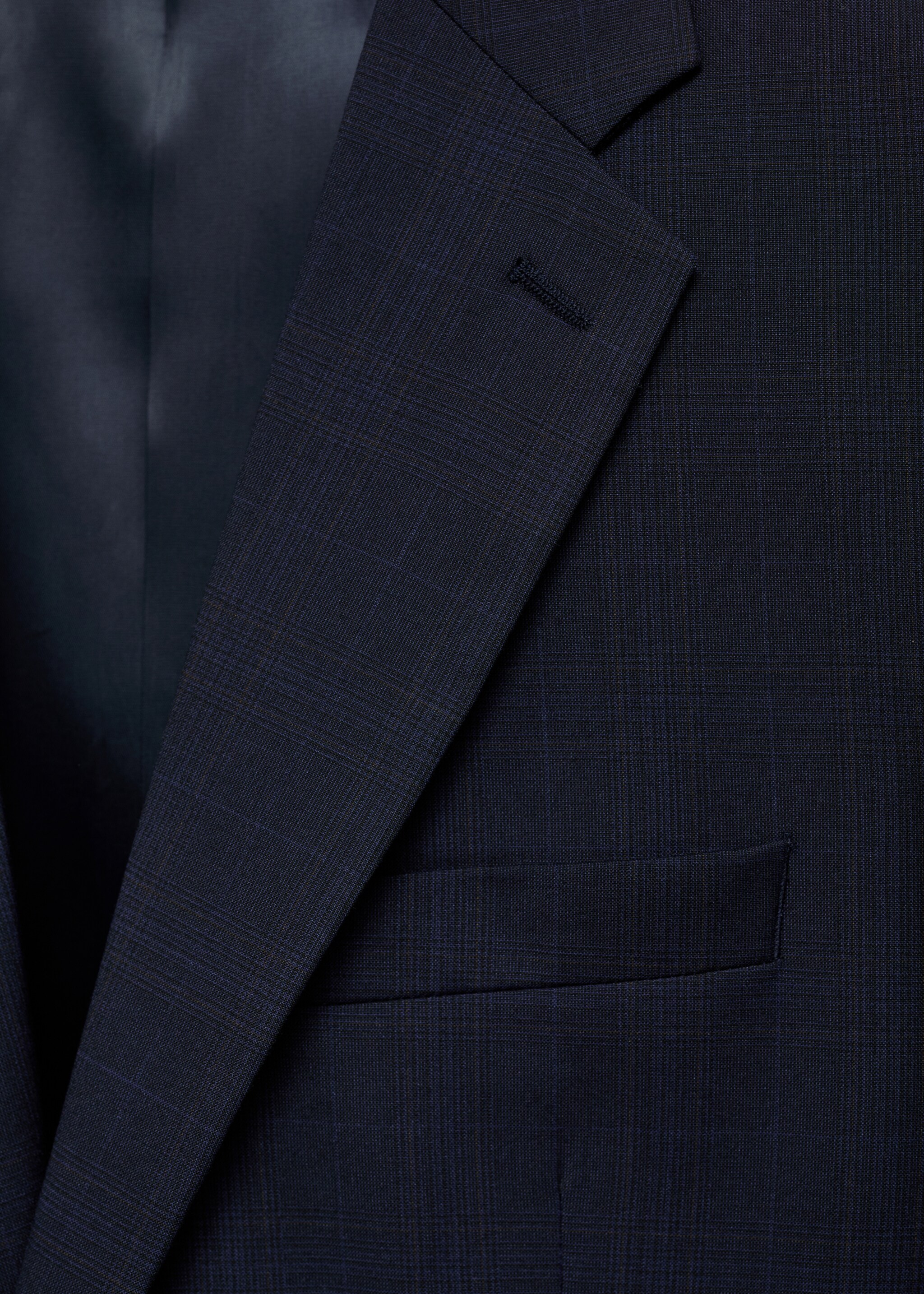 Oblekové sako Milan slim fit - Detail zboží 8, Námořnická modrá. Ref: 77010584-00.
