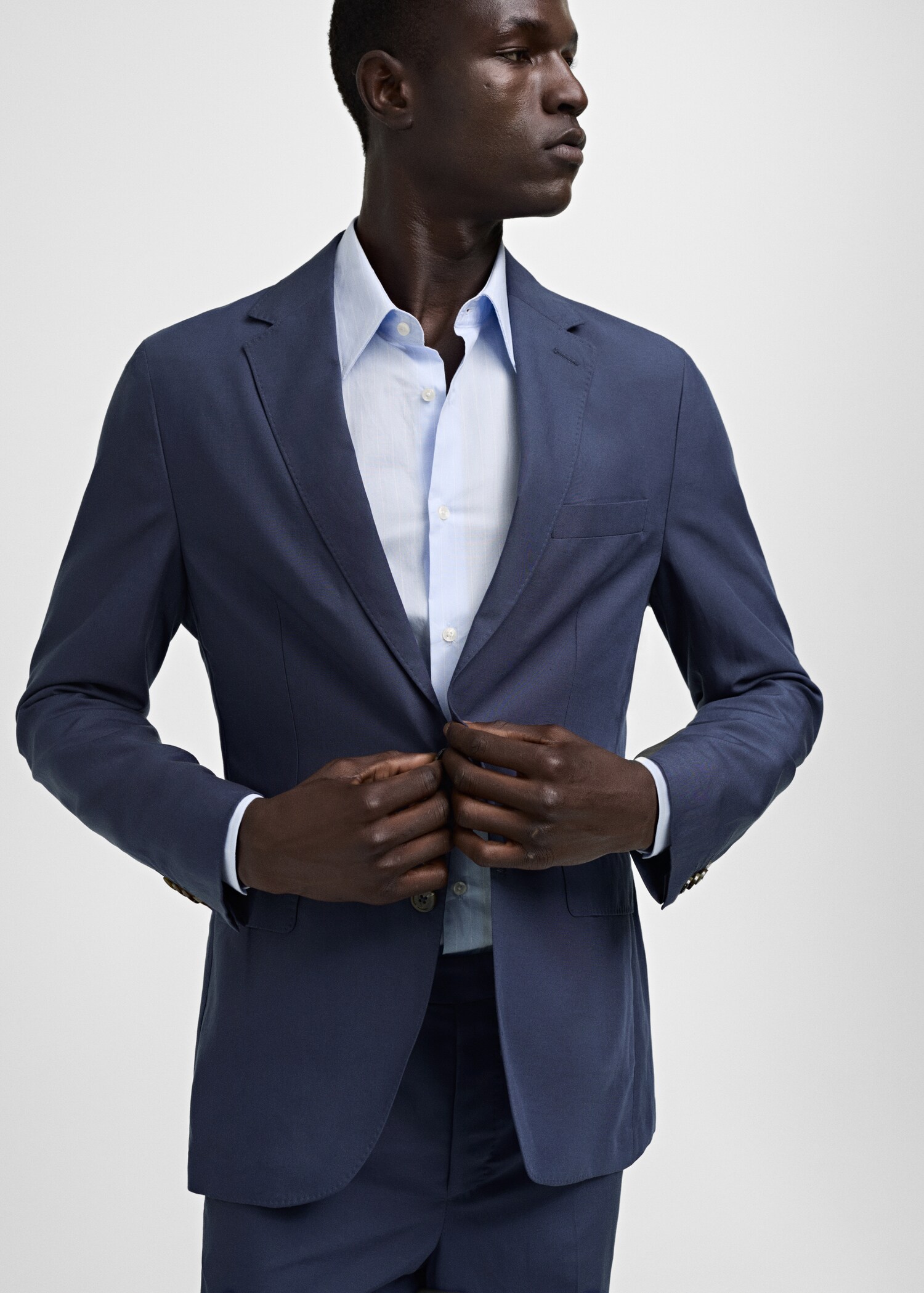 Americana traje slim fit tejido comfort stretch - Detalle del artículo 2