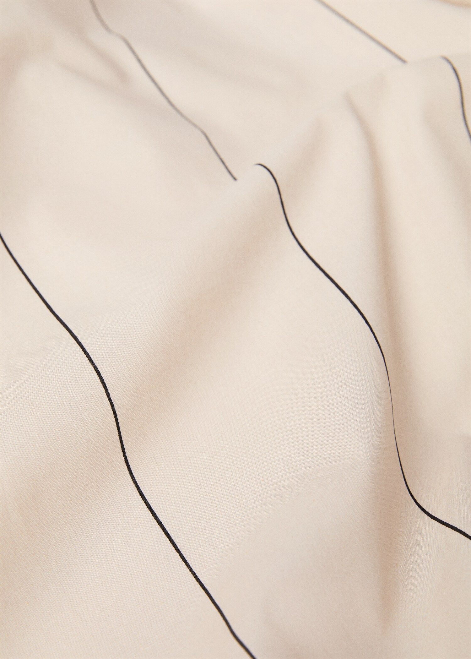 100% cotton striped duvet cover for 135cm bed - Details of the article 1