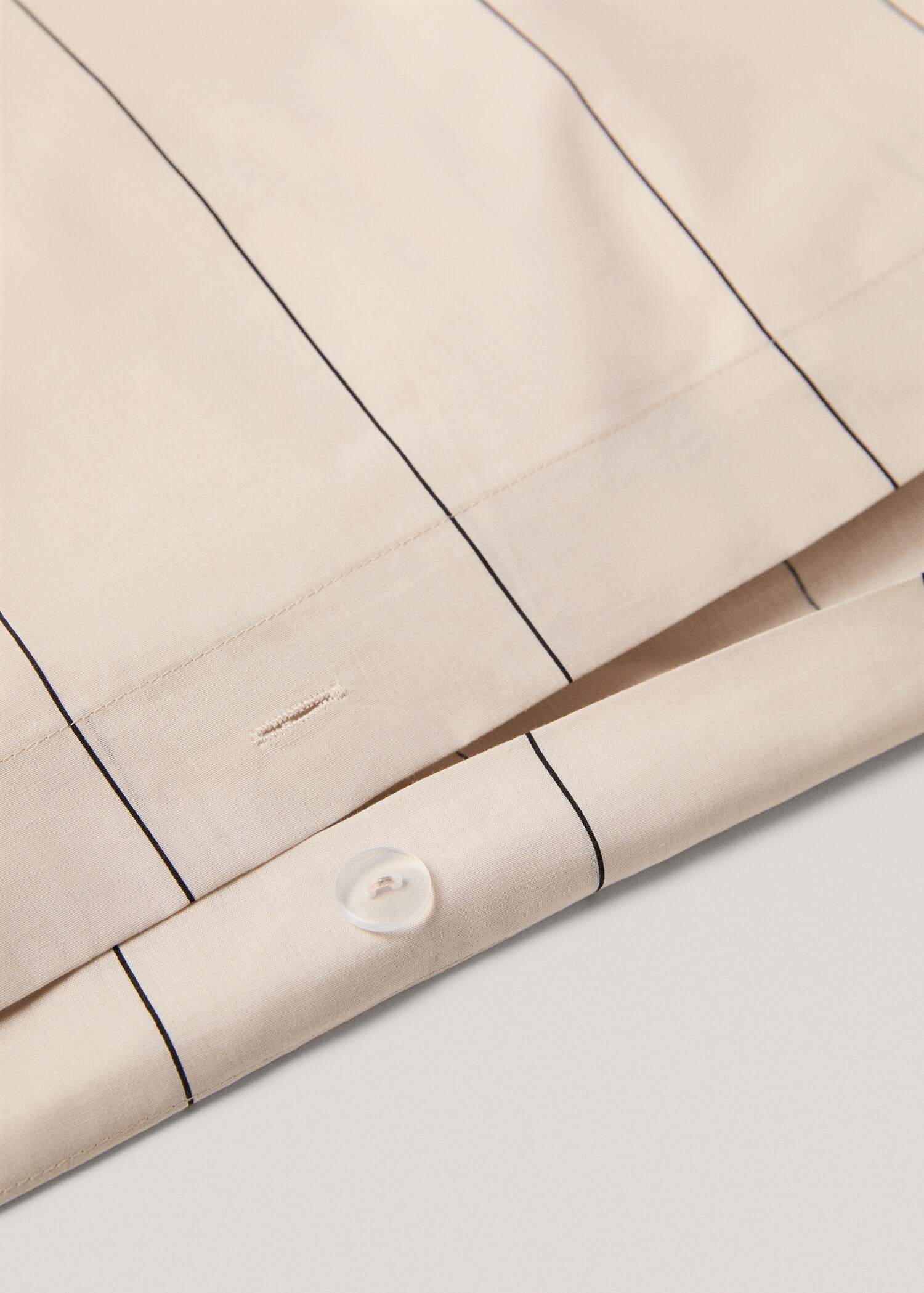 100% cotton striped duvet cover for 135cm bed - Details of the article 2