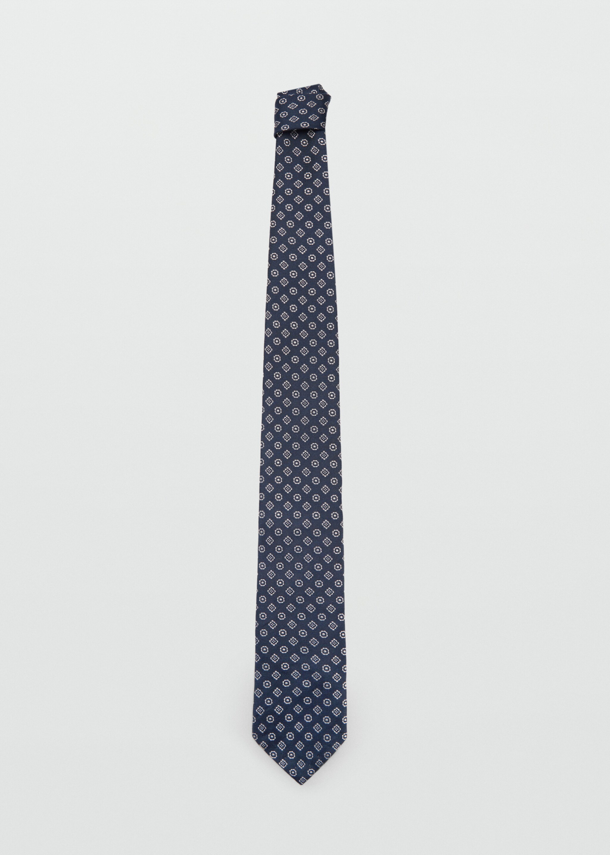 Corbata 100% seda de mora estampat rombes - Article sense model