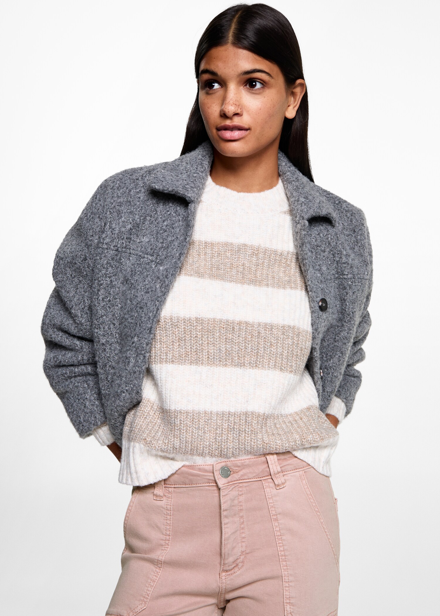 Culotte jeans with pockets - Medium plane