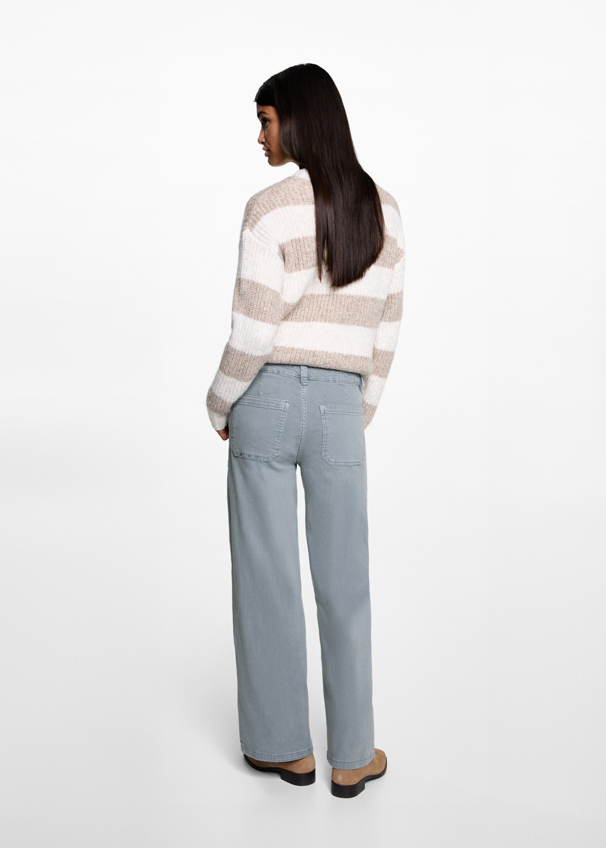 Culotte trousers with pockets - Reverse of the article
