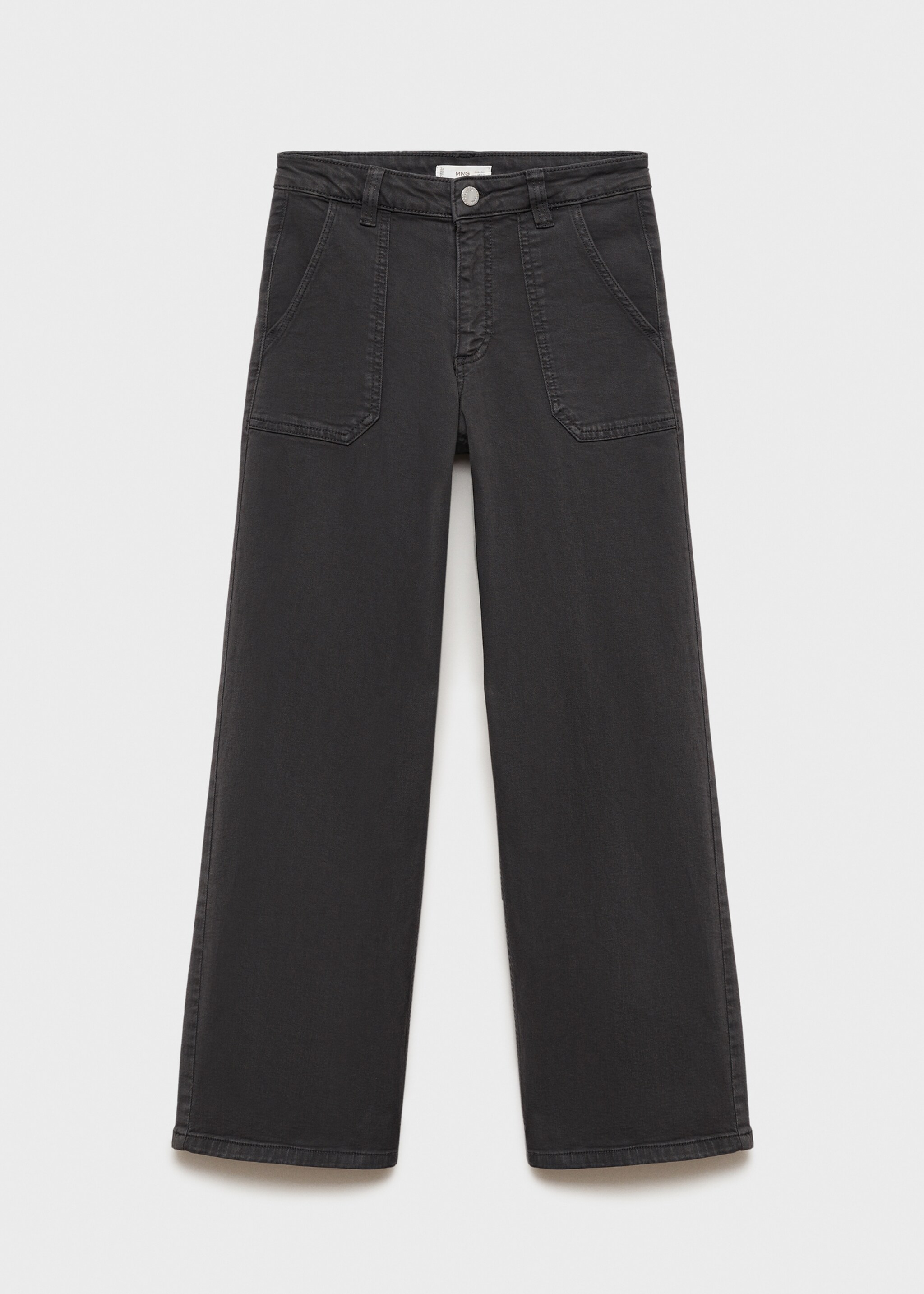 Jeans culotte bolsillos - Artículo sin modelo, Gris antracita. Ref: 77010613-00.