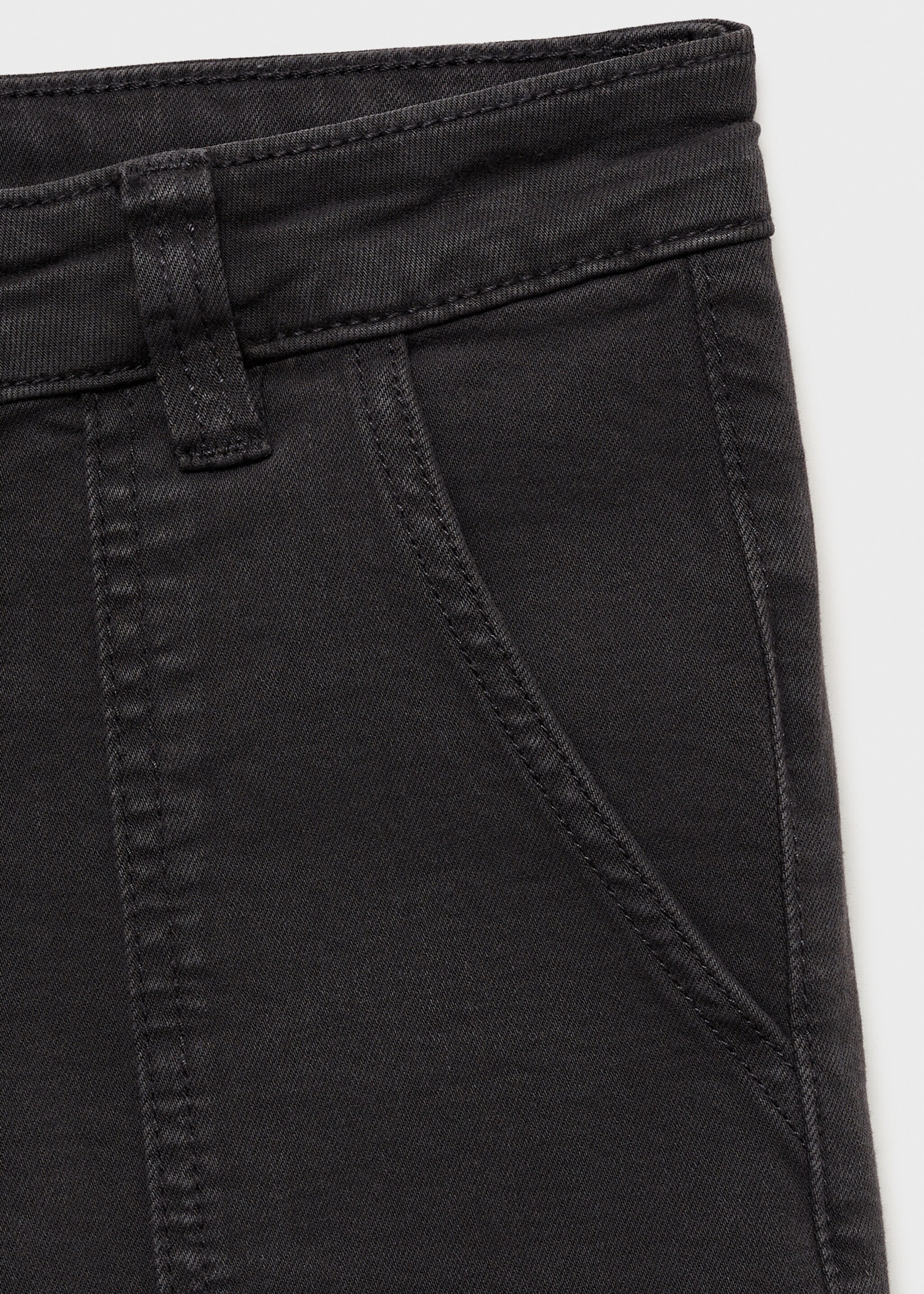 Jeans culotte bolsillos - Detalle del artículo 0, Gris antracita. Ref: 77010613-00.