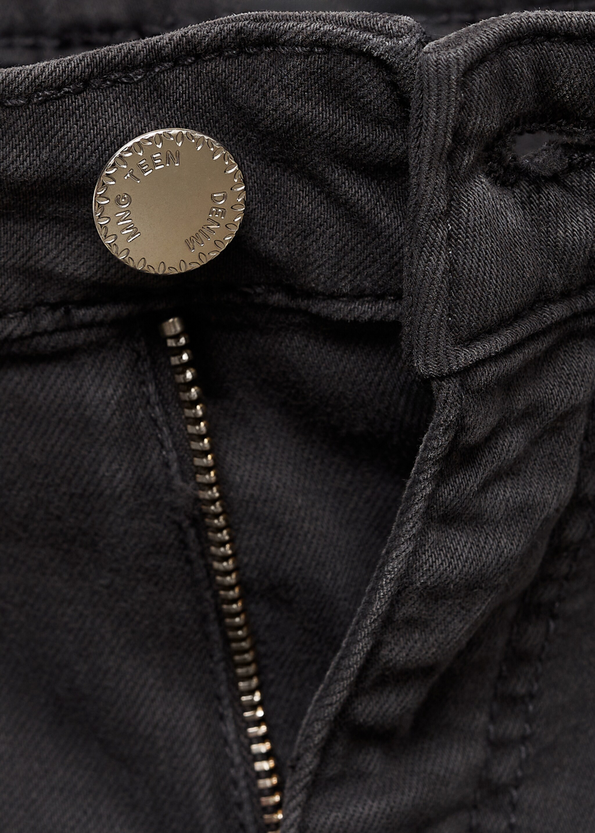 Jeans culotte bolsillos - Detalle del artículo 8, Gris antracita. Ref: 77010613-00.