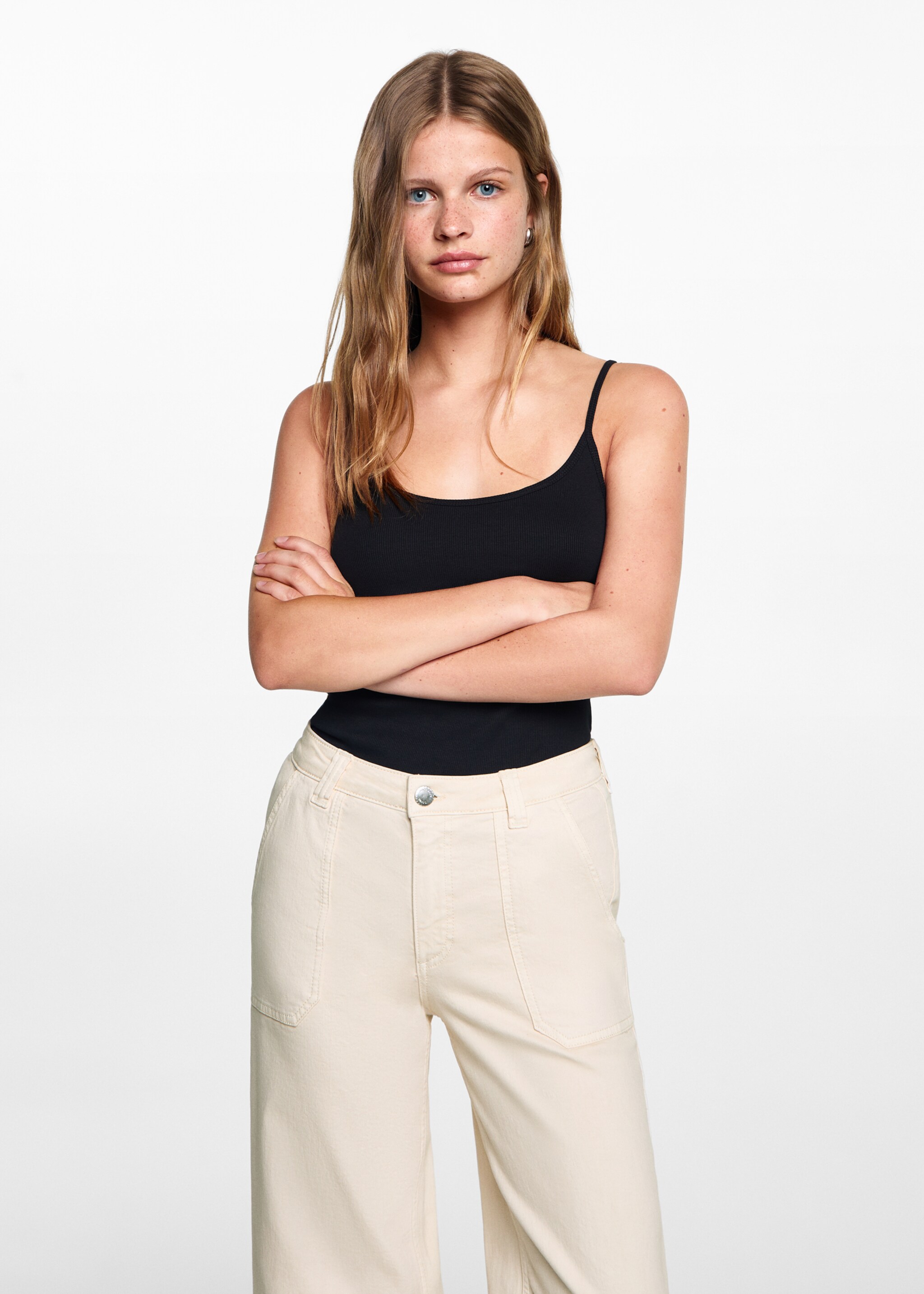 Culotte trousers with pockets - Details of the article 1