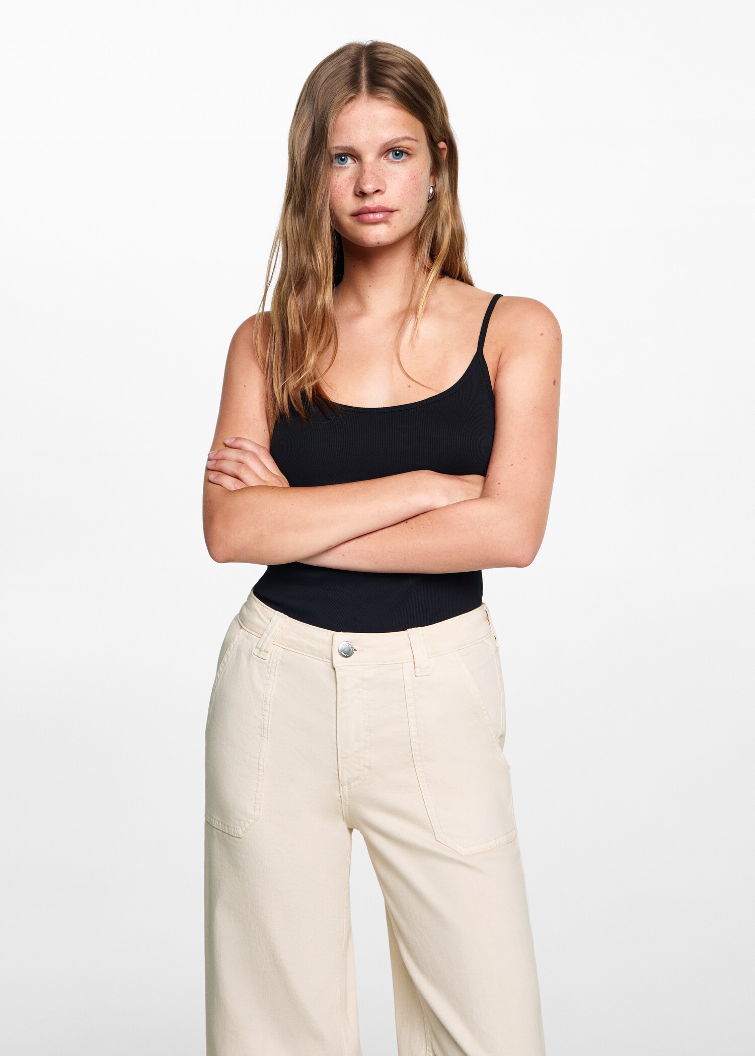 Culotte trousers with pockets - Details of the article 1