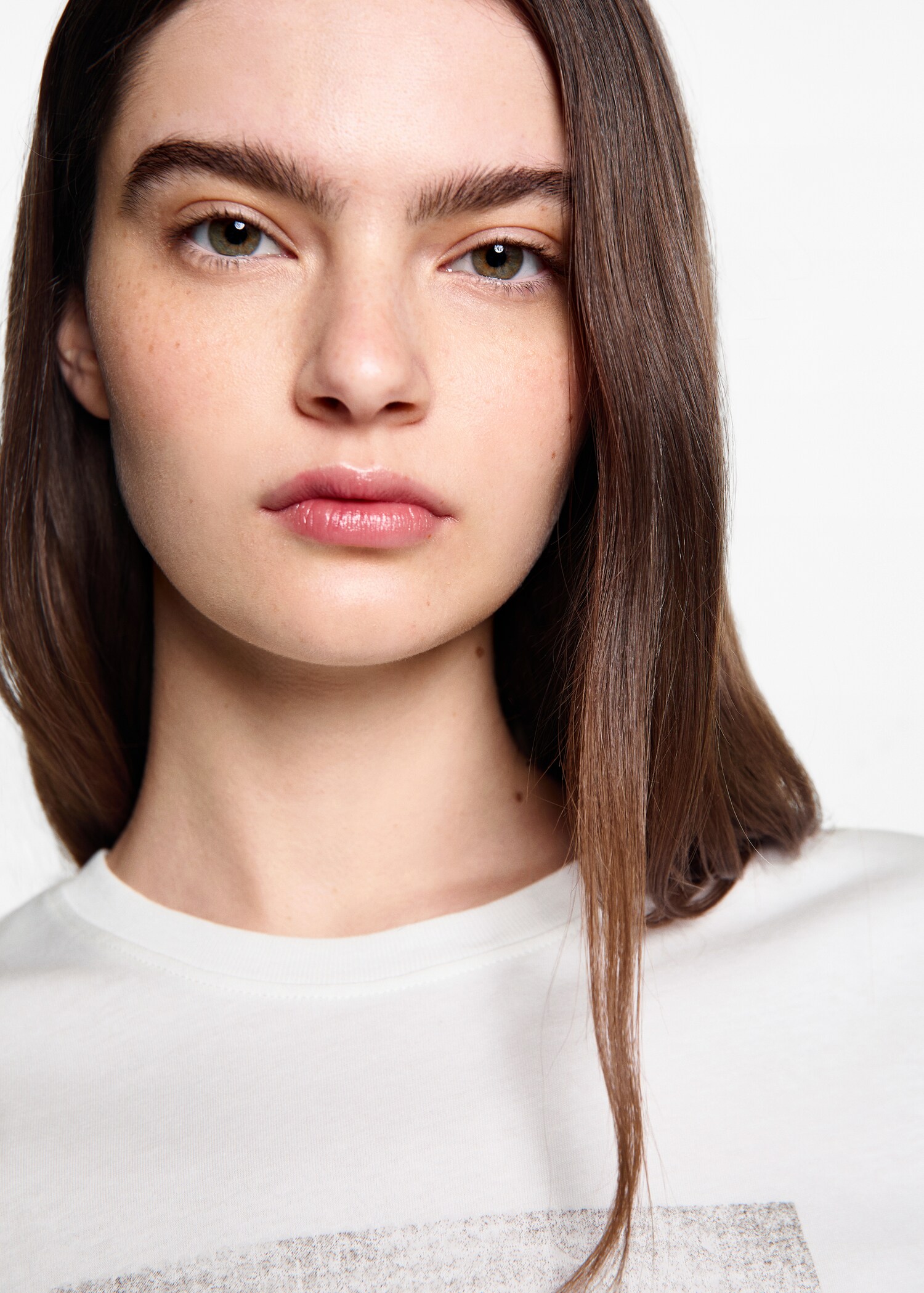Printed cropped t-shirt - Details of the article 1