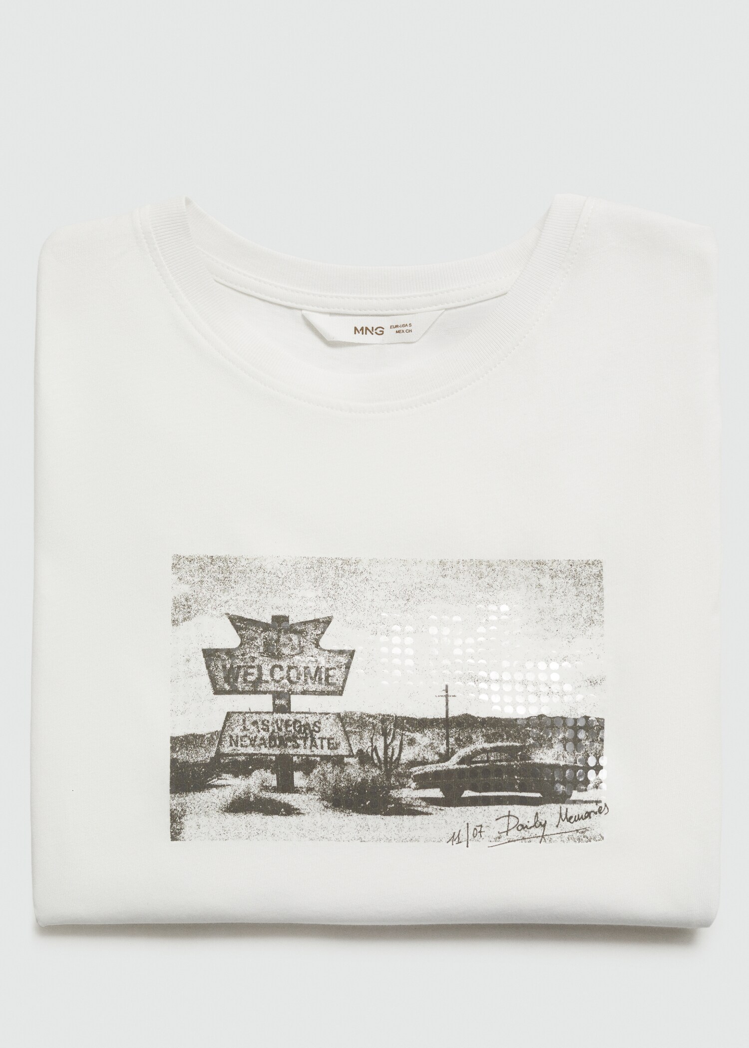 Printed cropped t-shirt - Details of the article 8