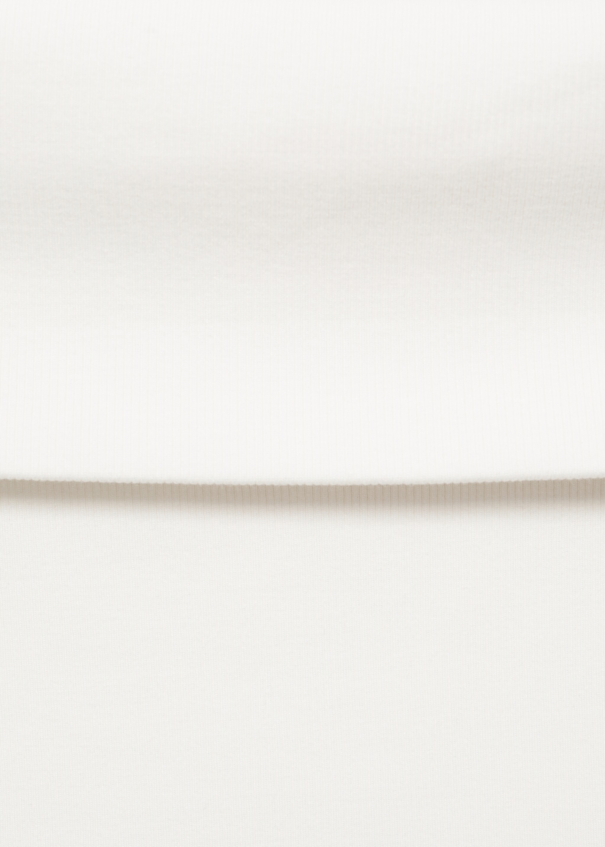 Off-the-shoulder ribbed top - Details of the article 8