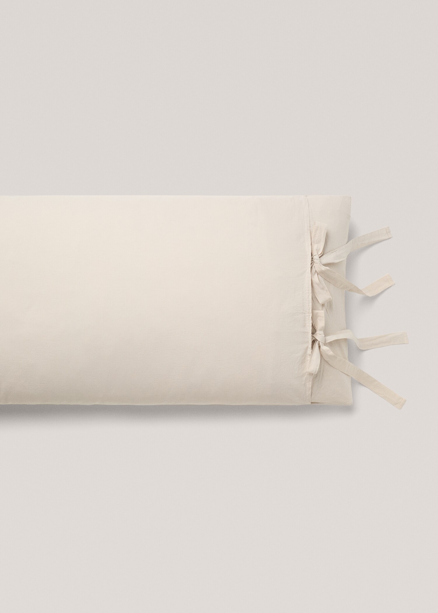 Washed cotton pillow cover 45x110cm - Details of the article 1
