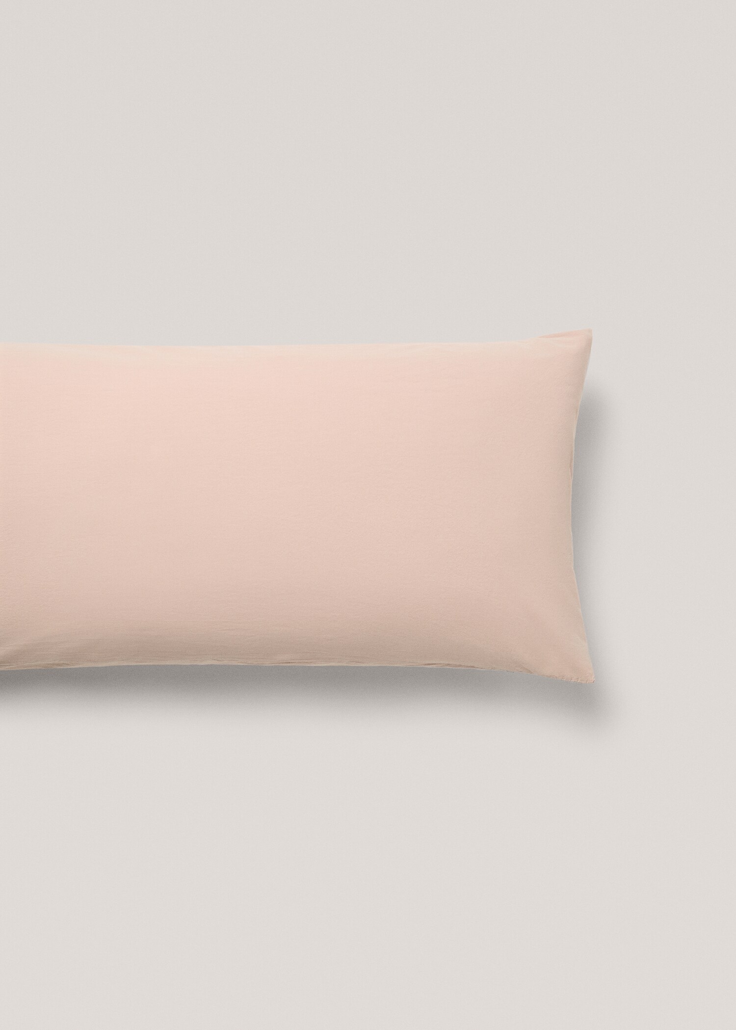 Washed cotton pillow cover 45x110cm - Article without model