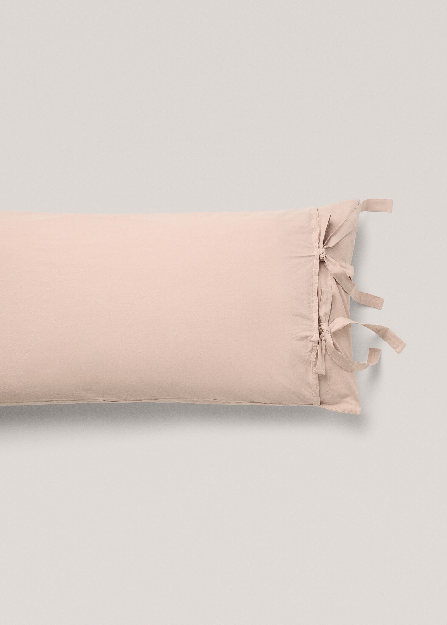 Washed cotton pillow cover 45x110cm - Details of the article 1
