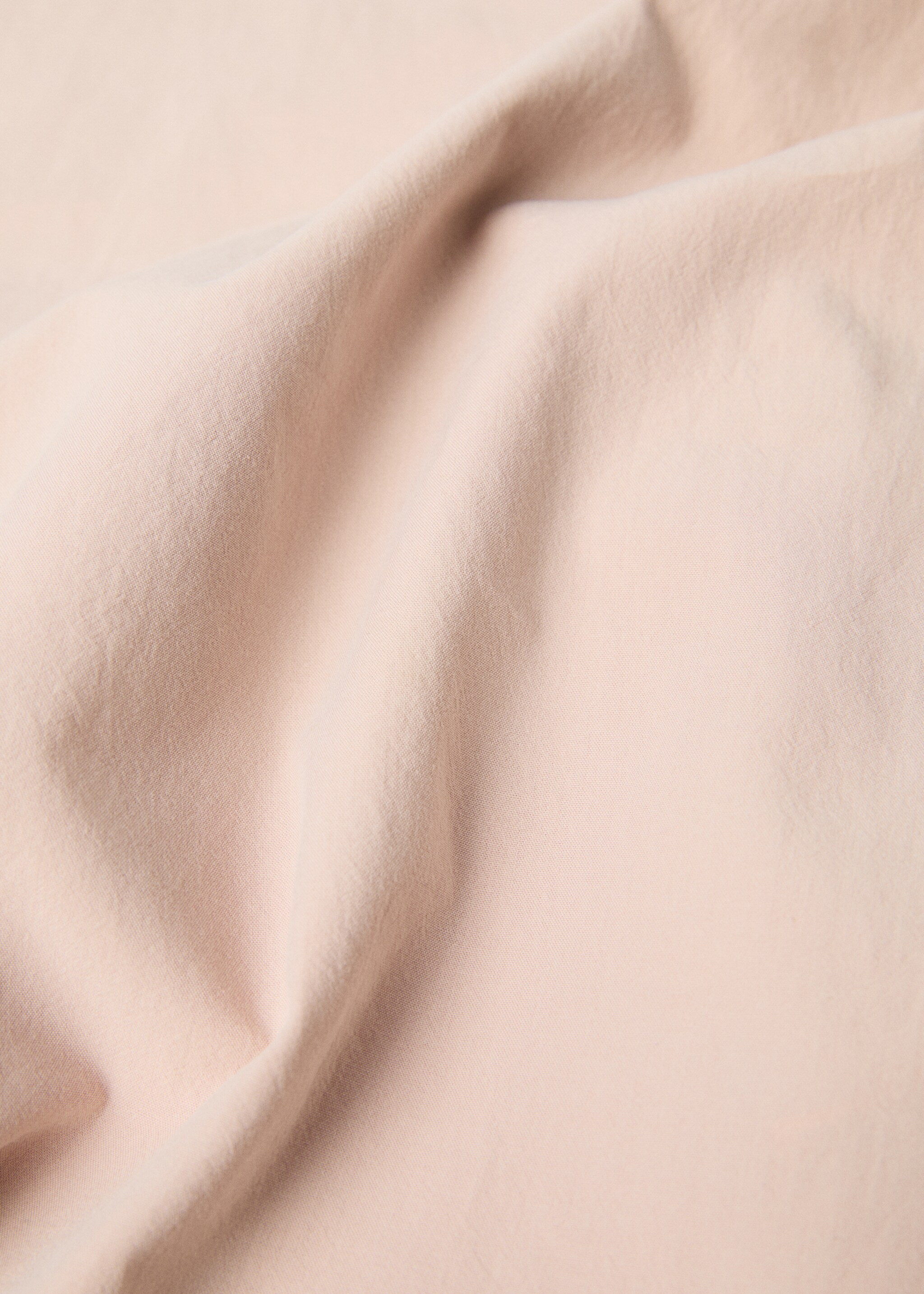 Örngott tvättad bomull 60x60cm - Detaljer om artikeln 3, Ljus rosa. Ref: 77010626-00.