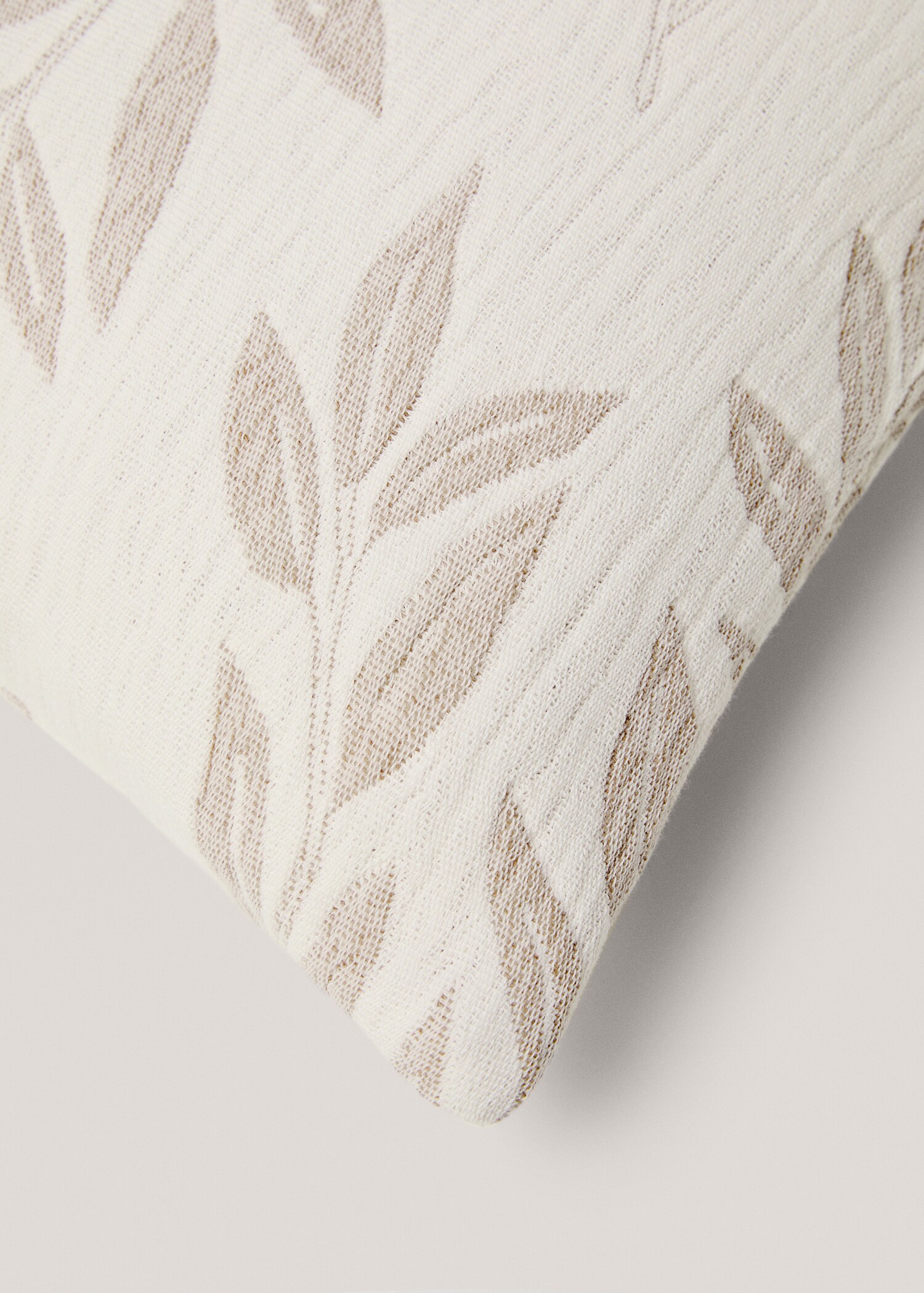 100% cotton floral-print cushion cover 30x50cm - Details of the article 4