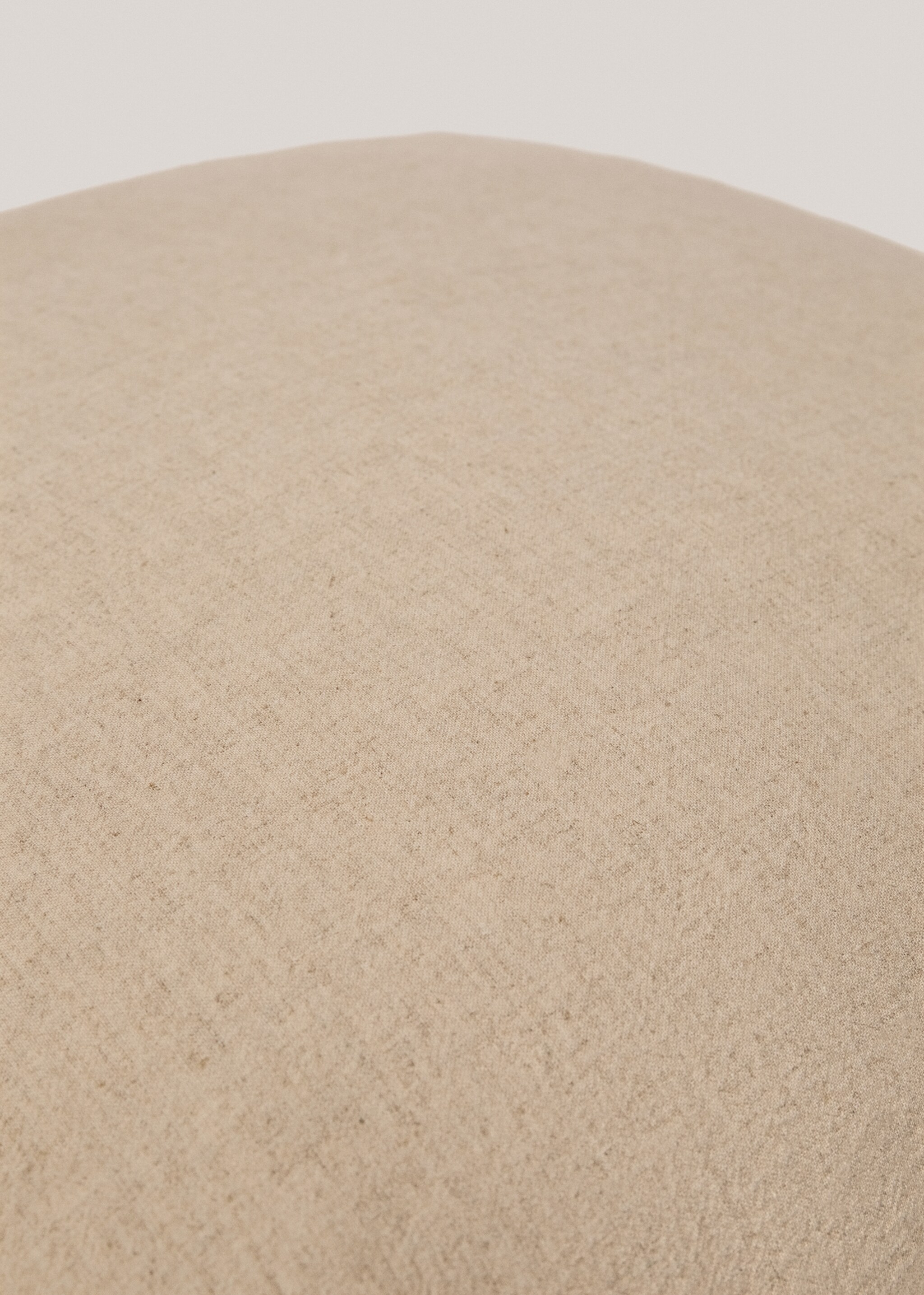 Housse coussin coton et lin - Détail de l'article 3, Beige. Ref: 77010628-00.